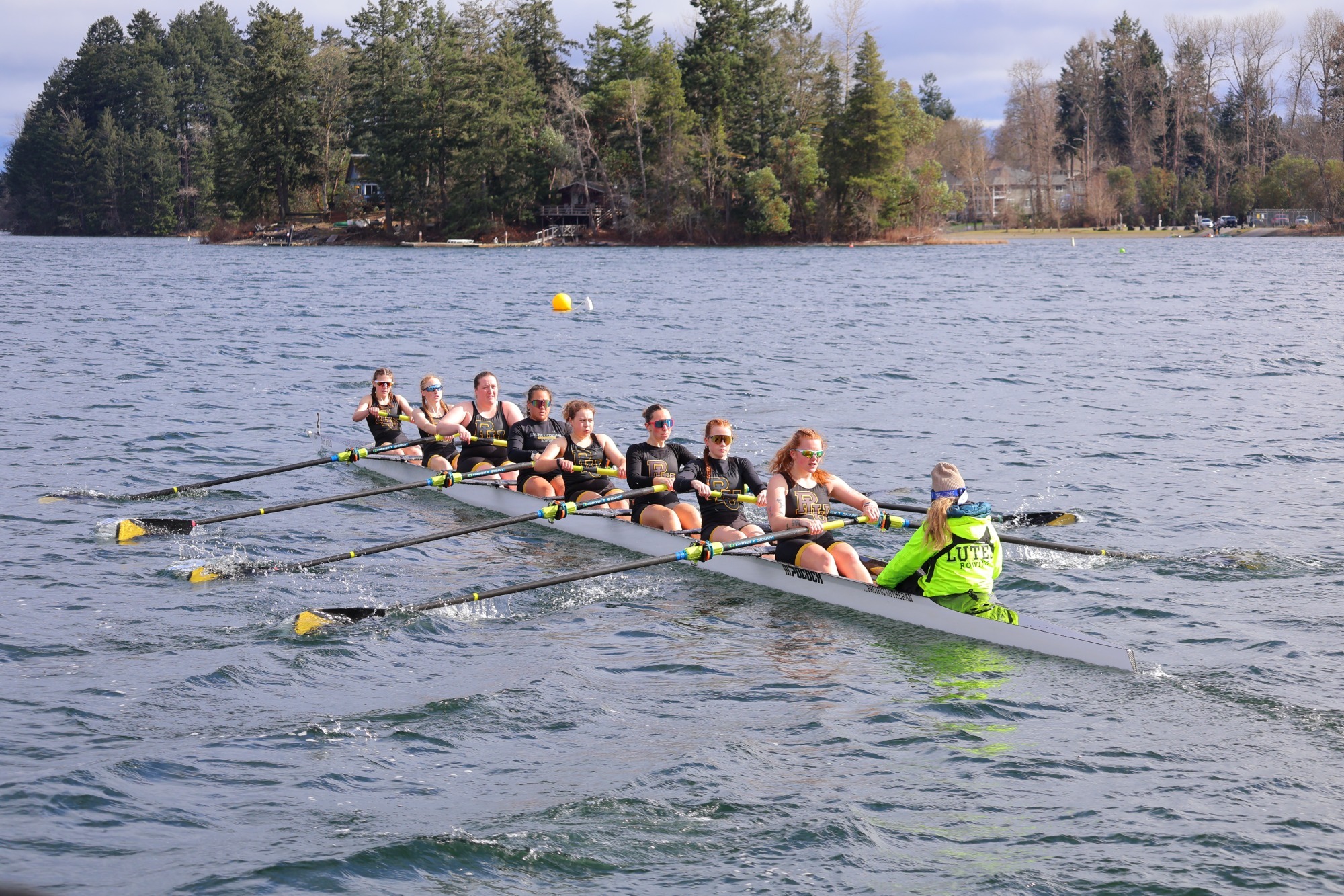 rowing at PLU Invitational