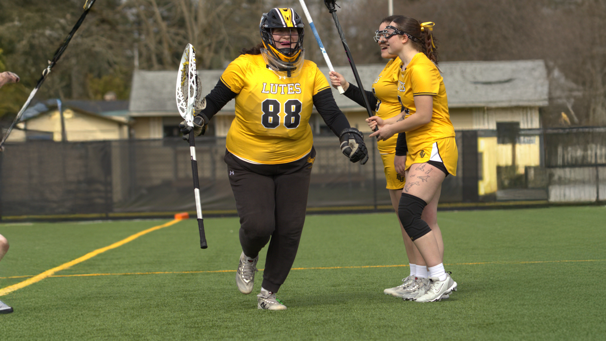 Diller running through tunnel