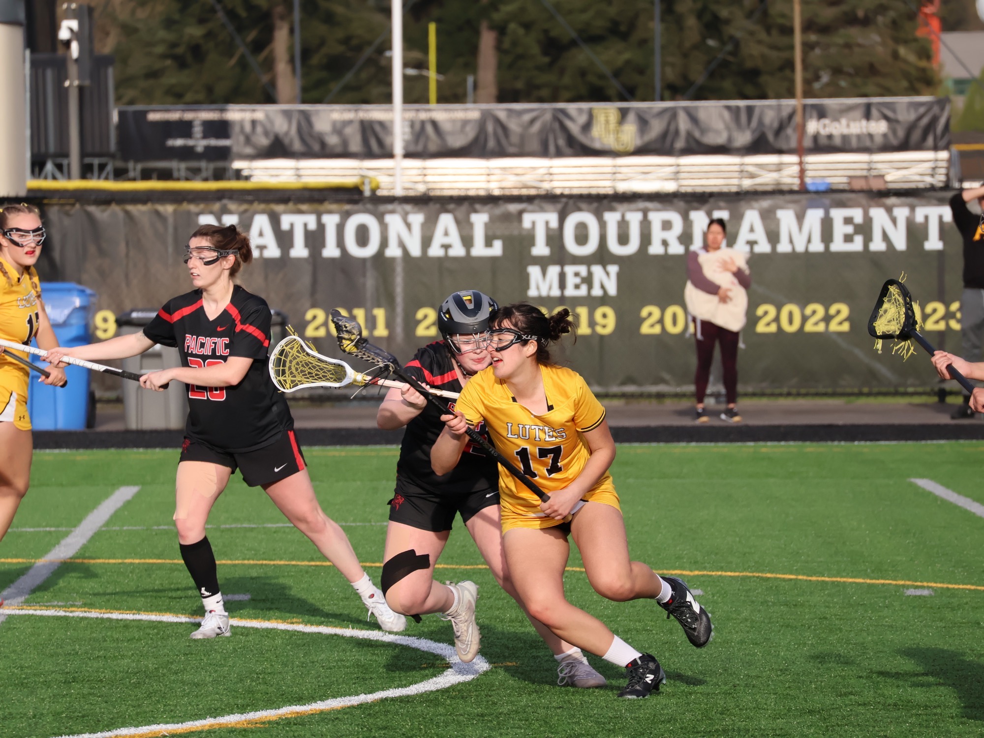 Emily Mejia about to score versus Pacific