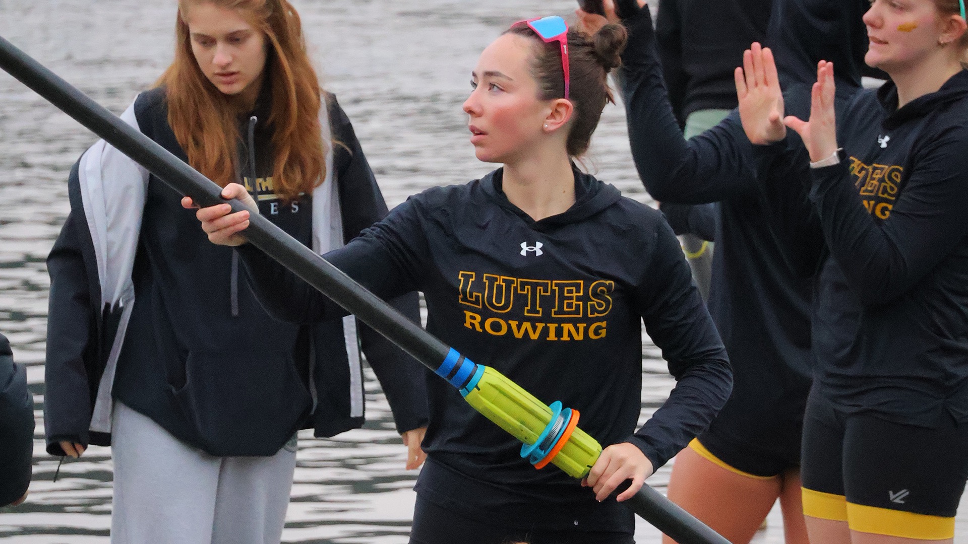 Rich Heil on the dock at American Lake