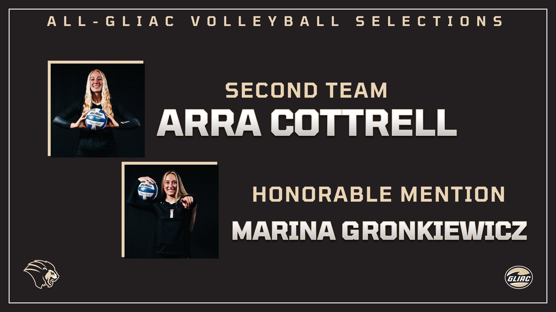 Cottrell and Gronkiewicz All-GLIAC 2025