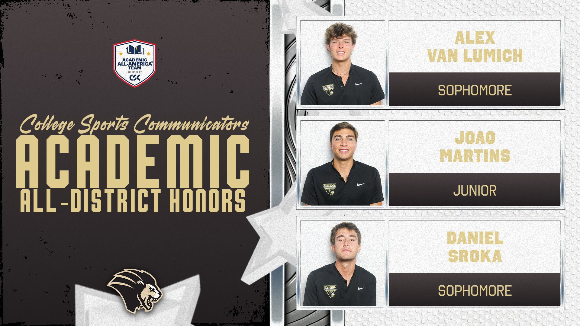 ACADEMIC ALL DISTRICT MEN'S TENNIS