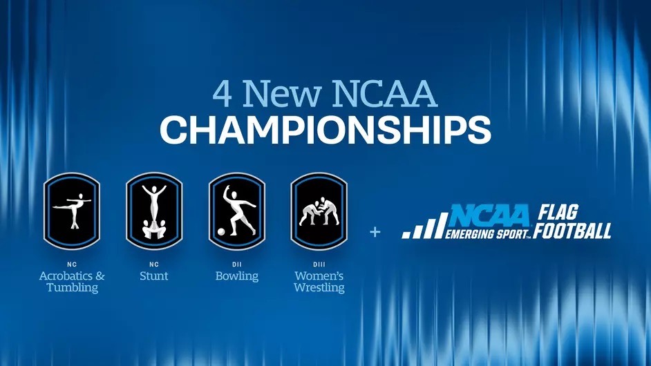 NCAA STUNT and Women's Flag Football