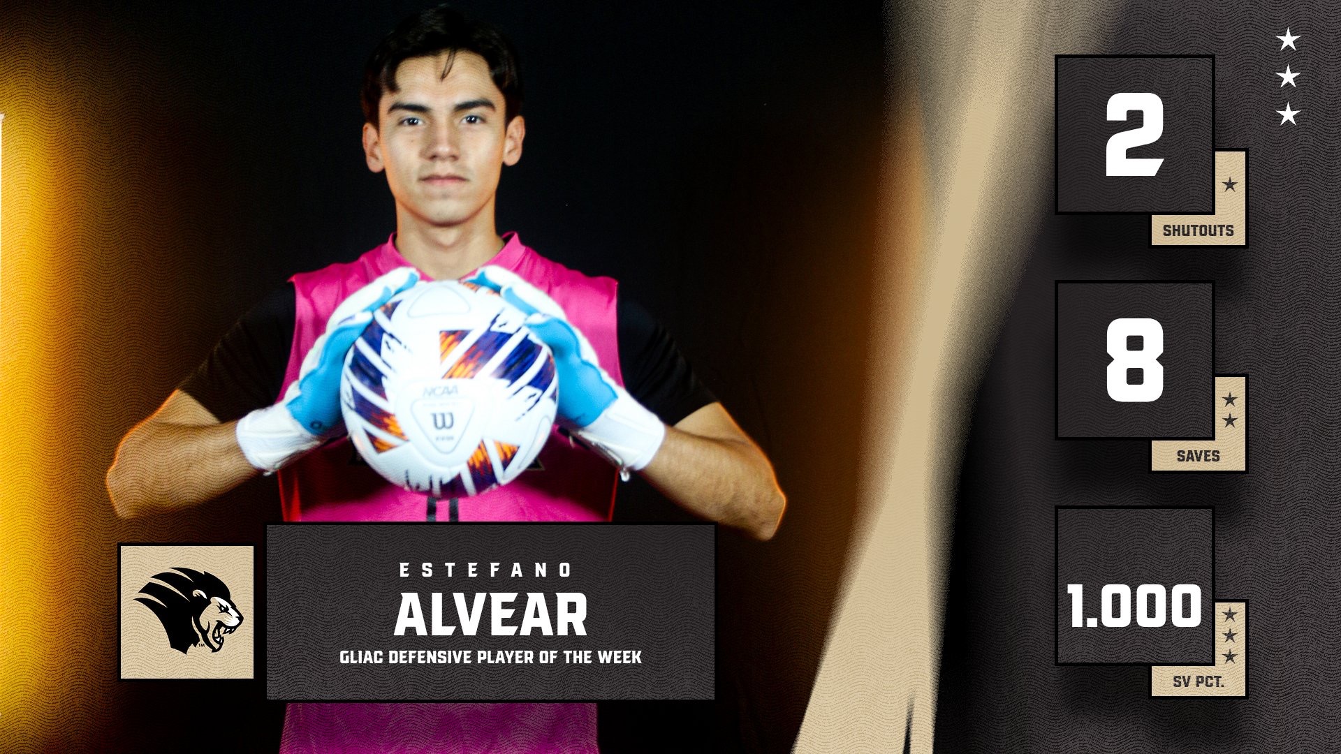 Alvear GLIAC Defensive AOTW
