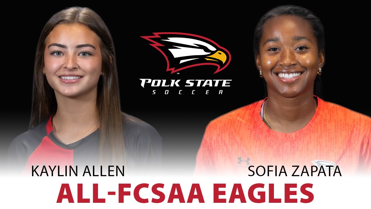 A graphic with names and photos of Kaylin Allen and Sofia Zapata that reads 