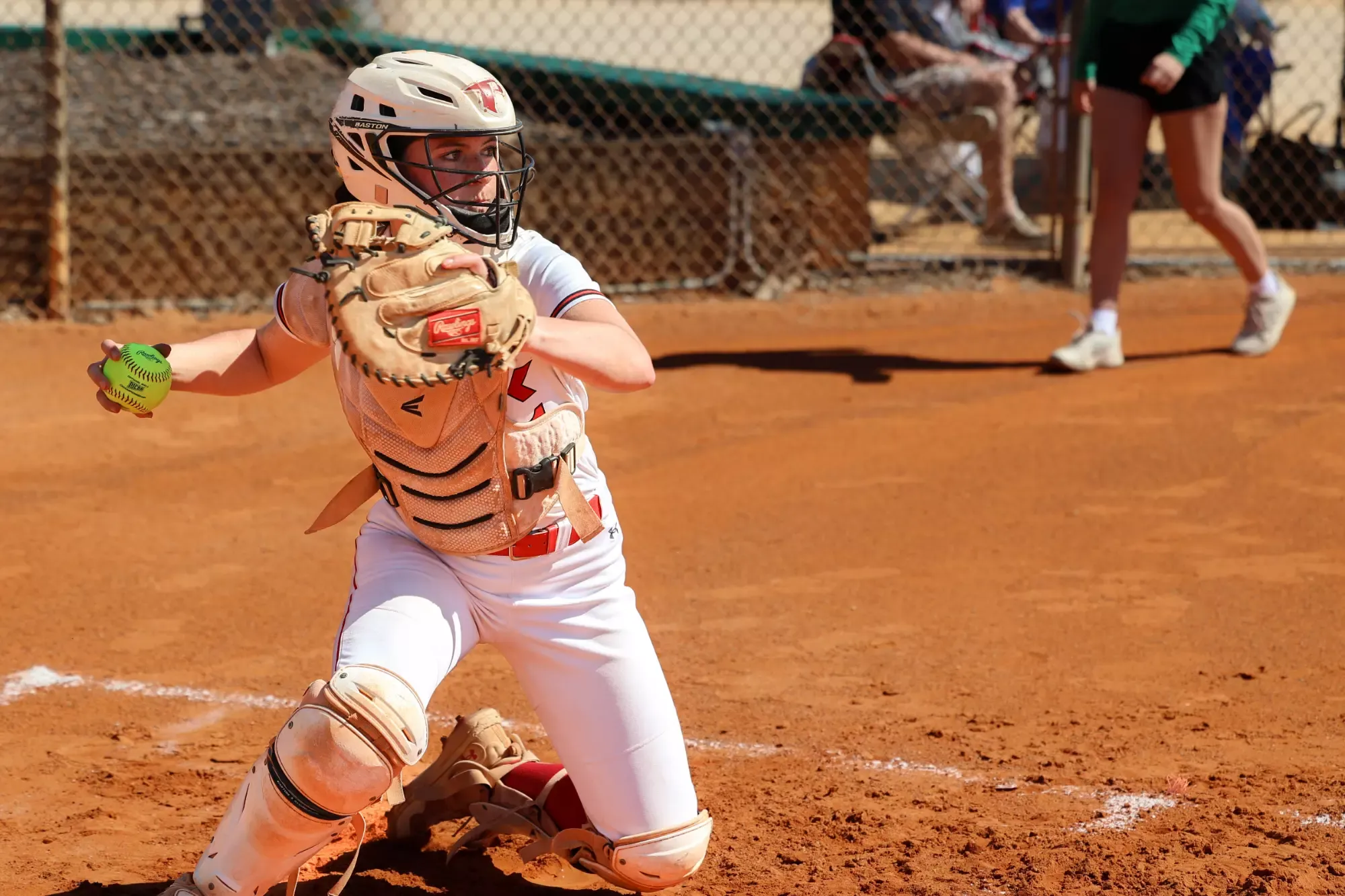 Leia Hurst back behind the plate vs. LSSC