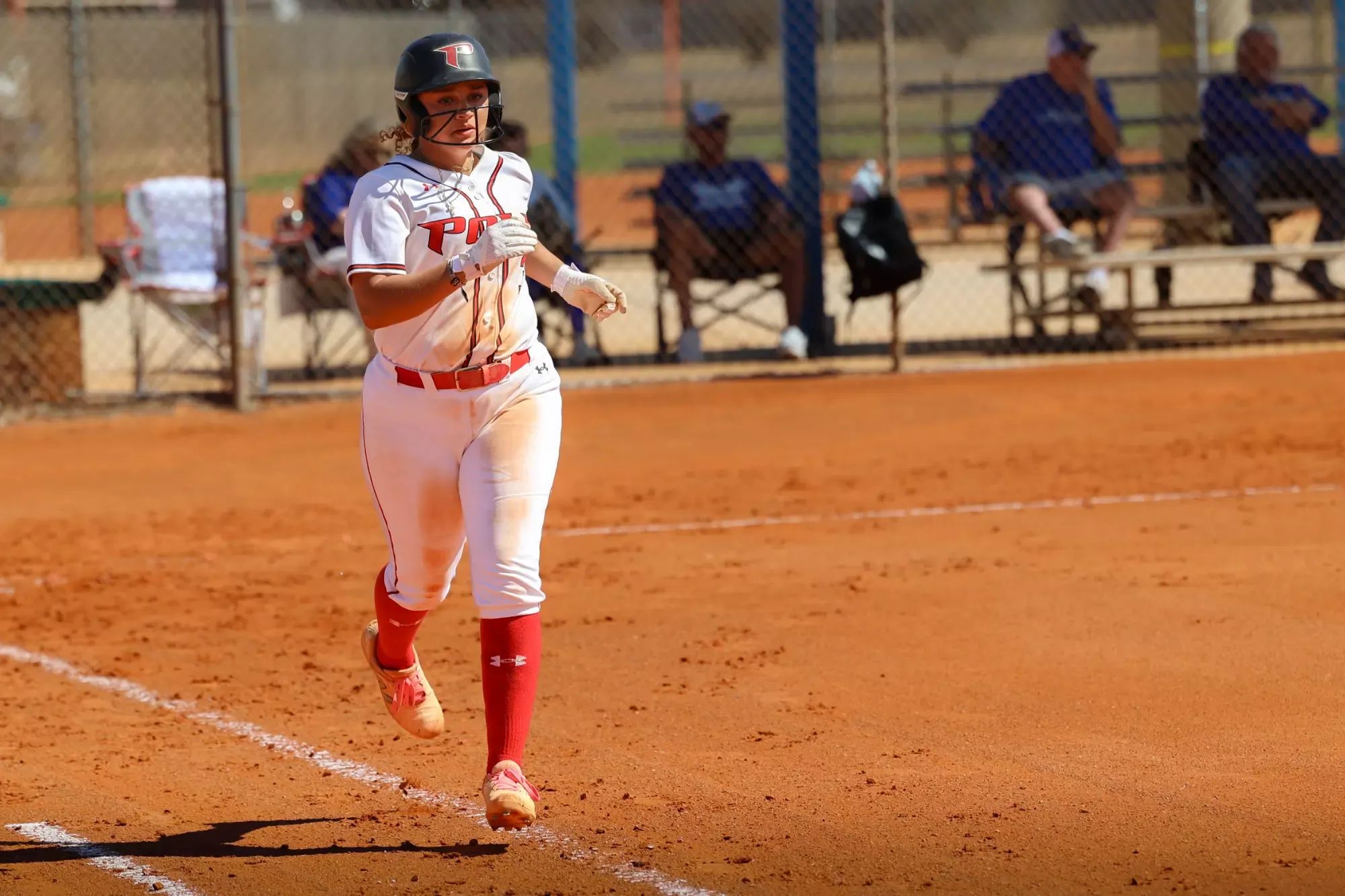 Aldridge takes a walk to first base