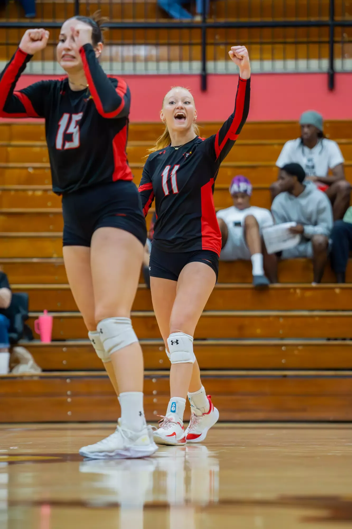 Photo from Polk State Volleyball's Aug. 13 home scrimmage vs. South Florida State College. 