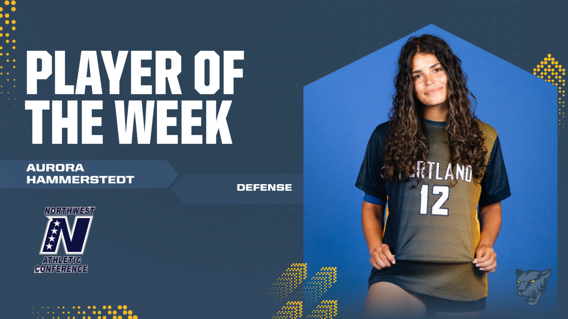 Aurora Hammerstedt Player of the Week Graphic