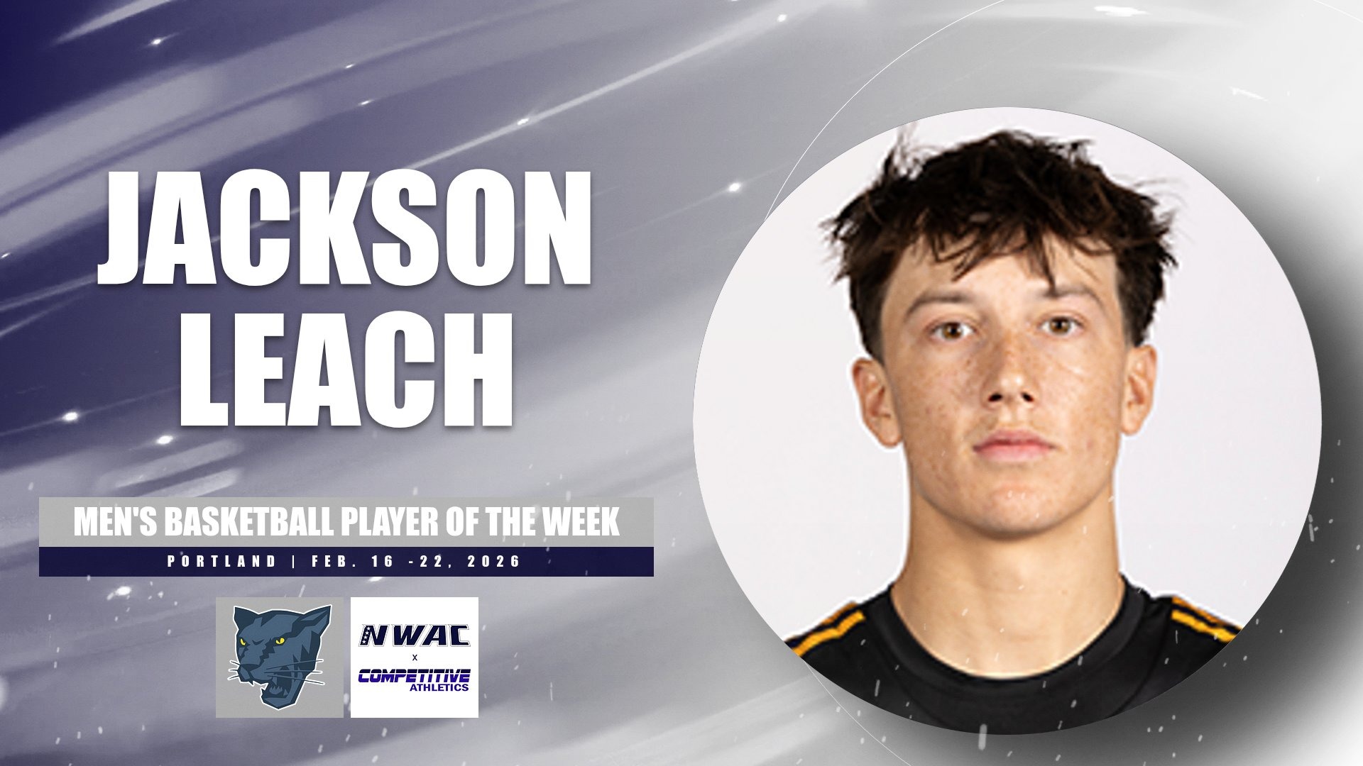 Jackson Leach Player of the Week Graphic