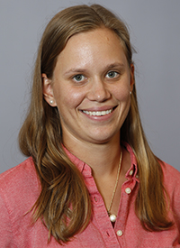 A headshot of Glenna Andrews, UP's Assistant Athletic Director for Academic & Student-Athlete Development