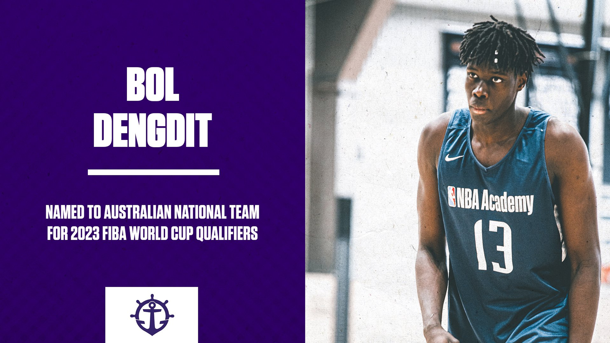 Bol Dengdit Named to Australian Team for FIBA World Cup Qualifiers University of Portland
