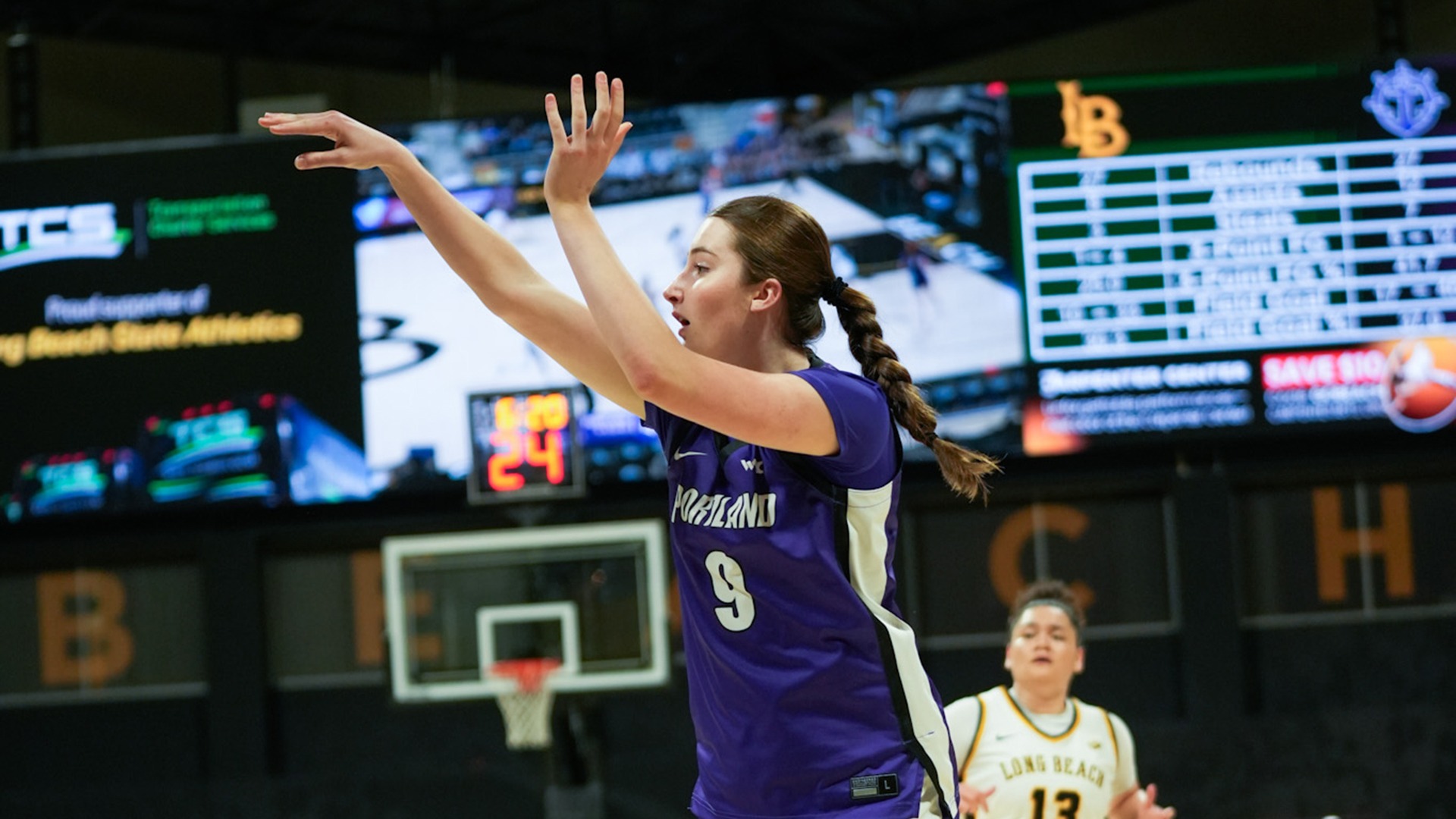 Jada Kennedy gets the jumper against Long Beach State.