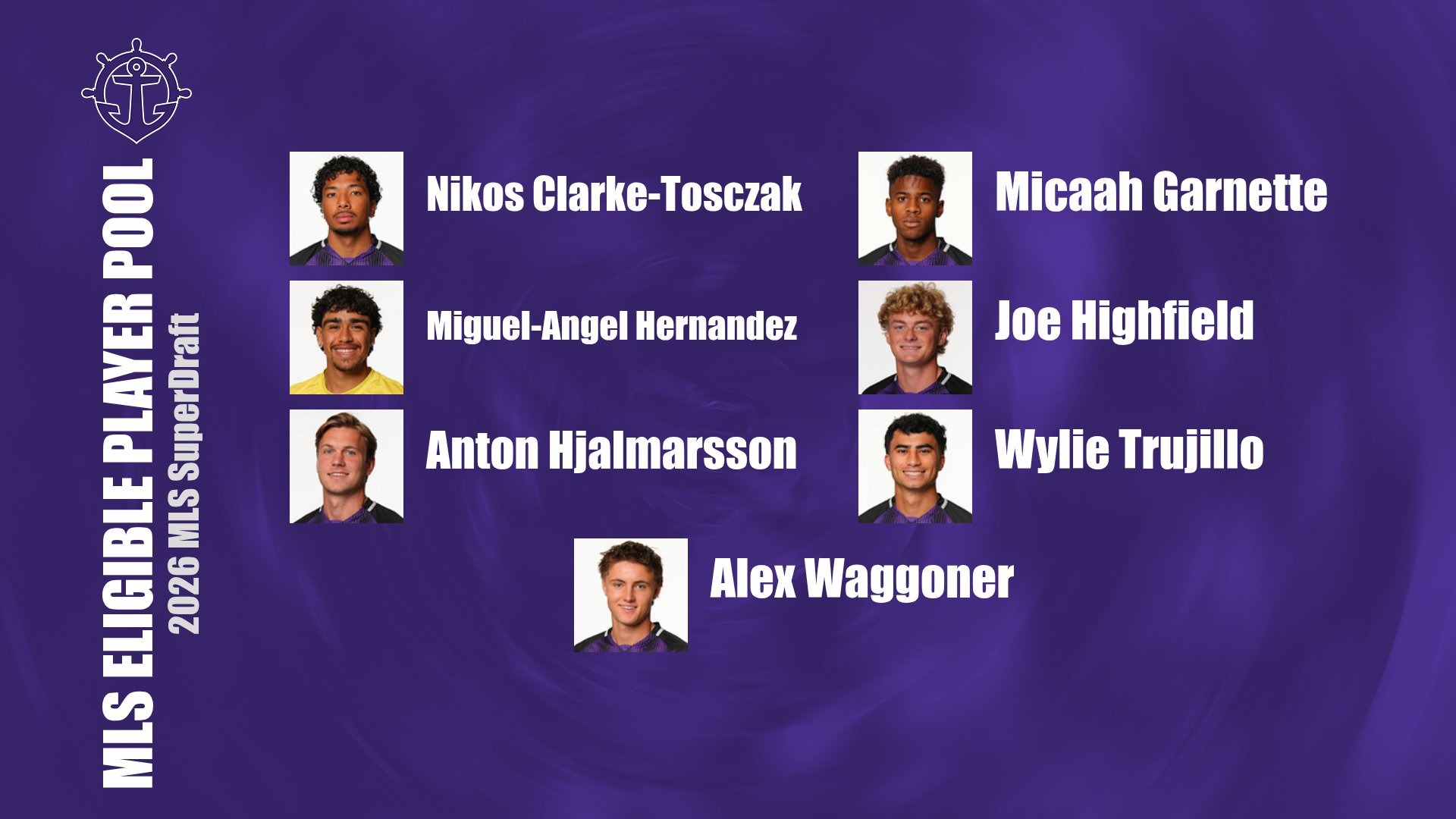 2026 MLS SuperDraft Eligible Players.