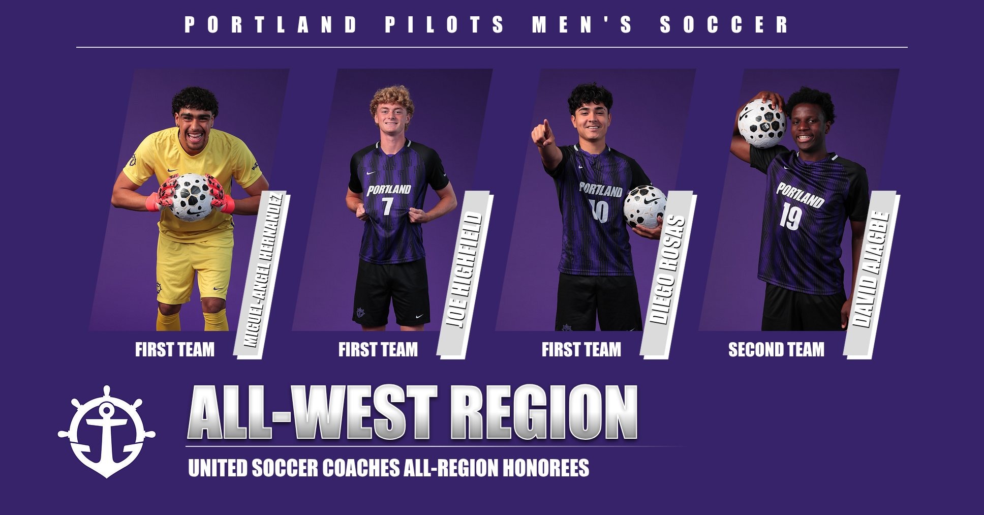 2025 All-West Region Honorees MSOC.