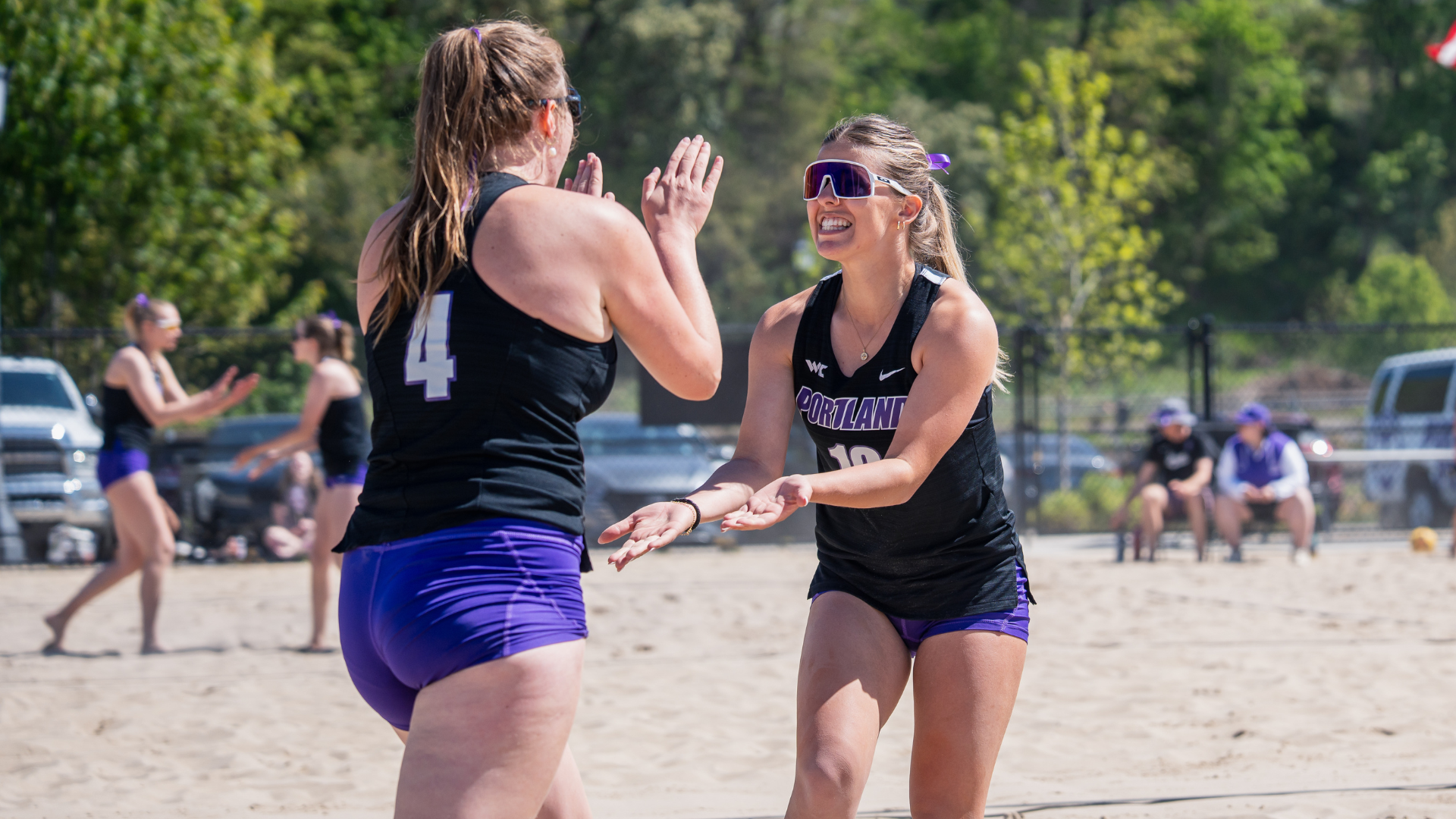 Taylor Helle highfive partner 