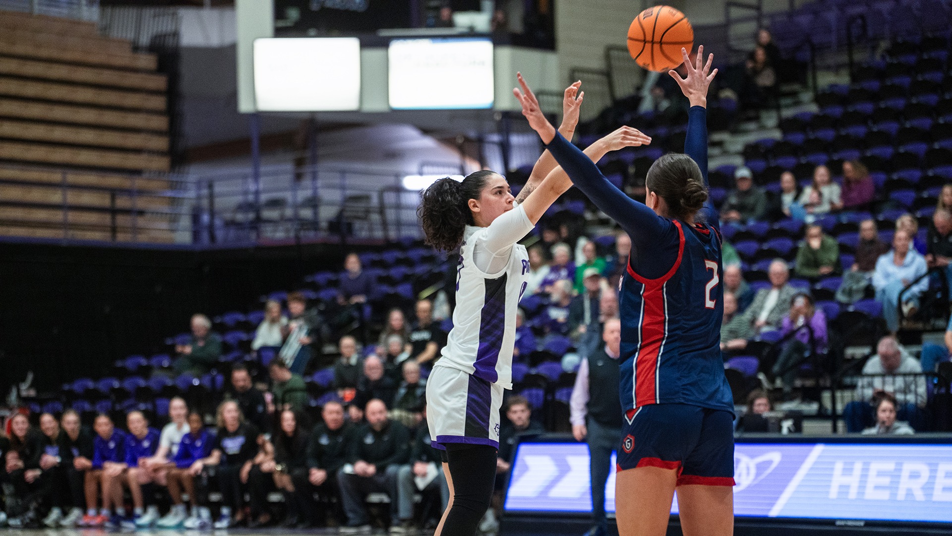 Nicole Anderson launches it from outside against the Saint Mary's Gaels.