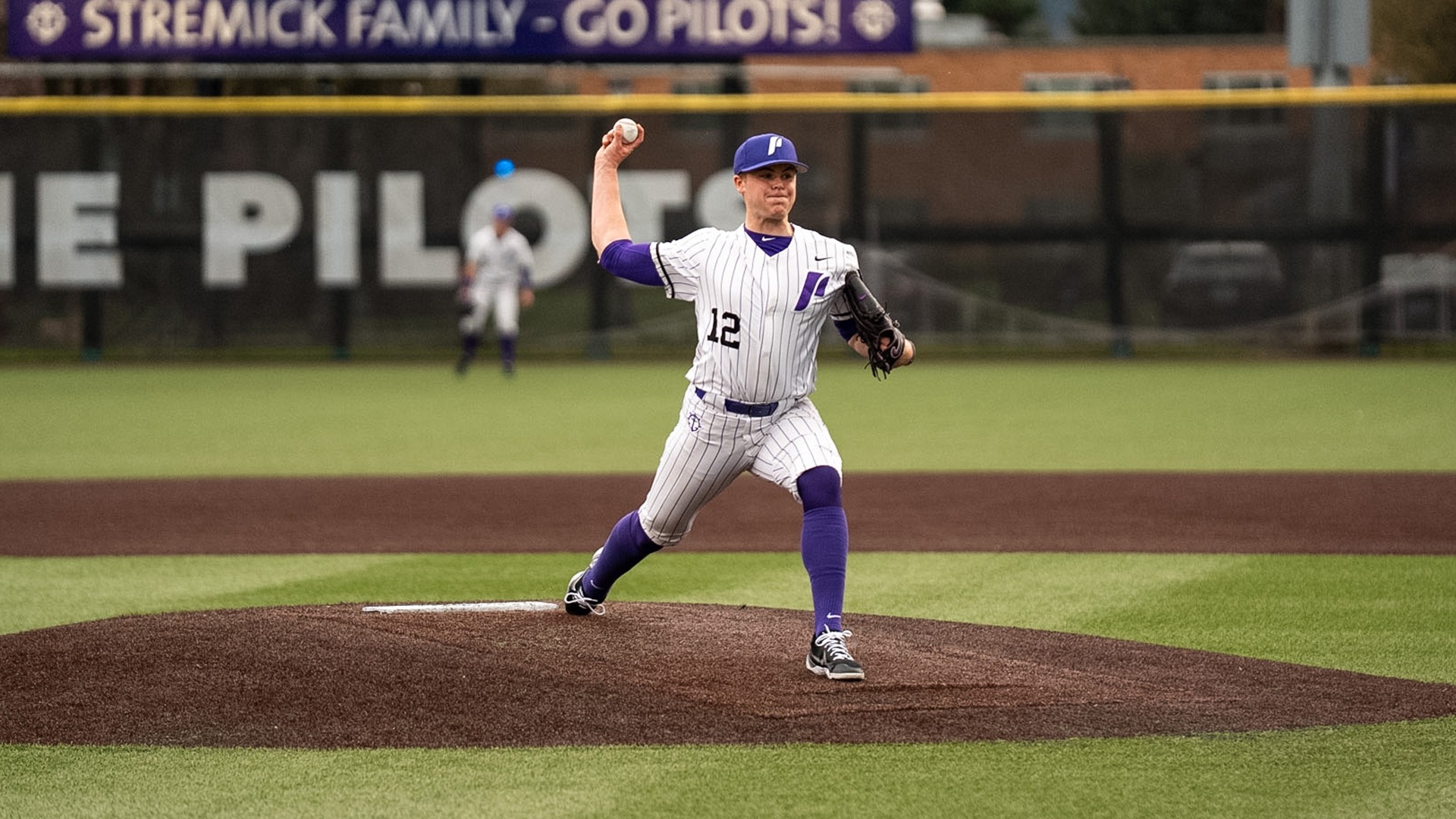 Carter Gaston throws a pitch against Oregon State.