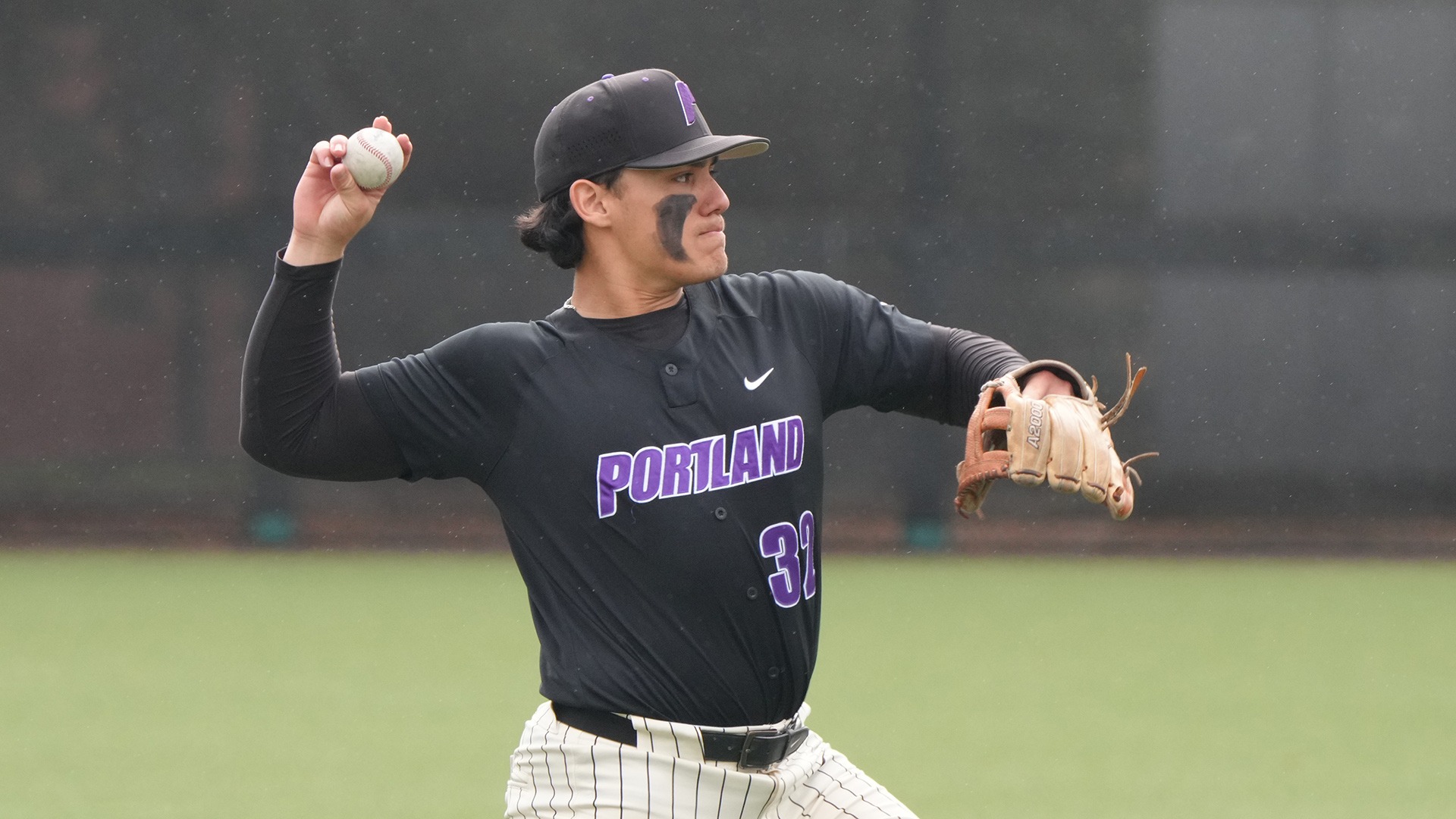 Dakota Chun throws it from third base.