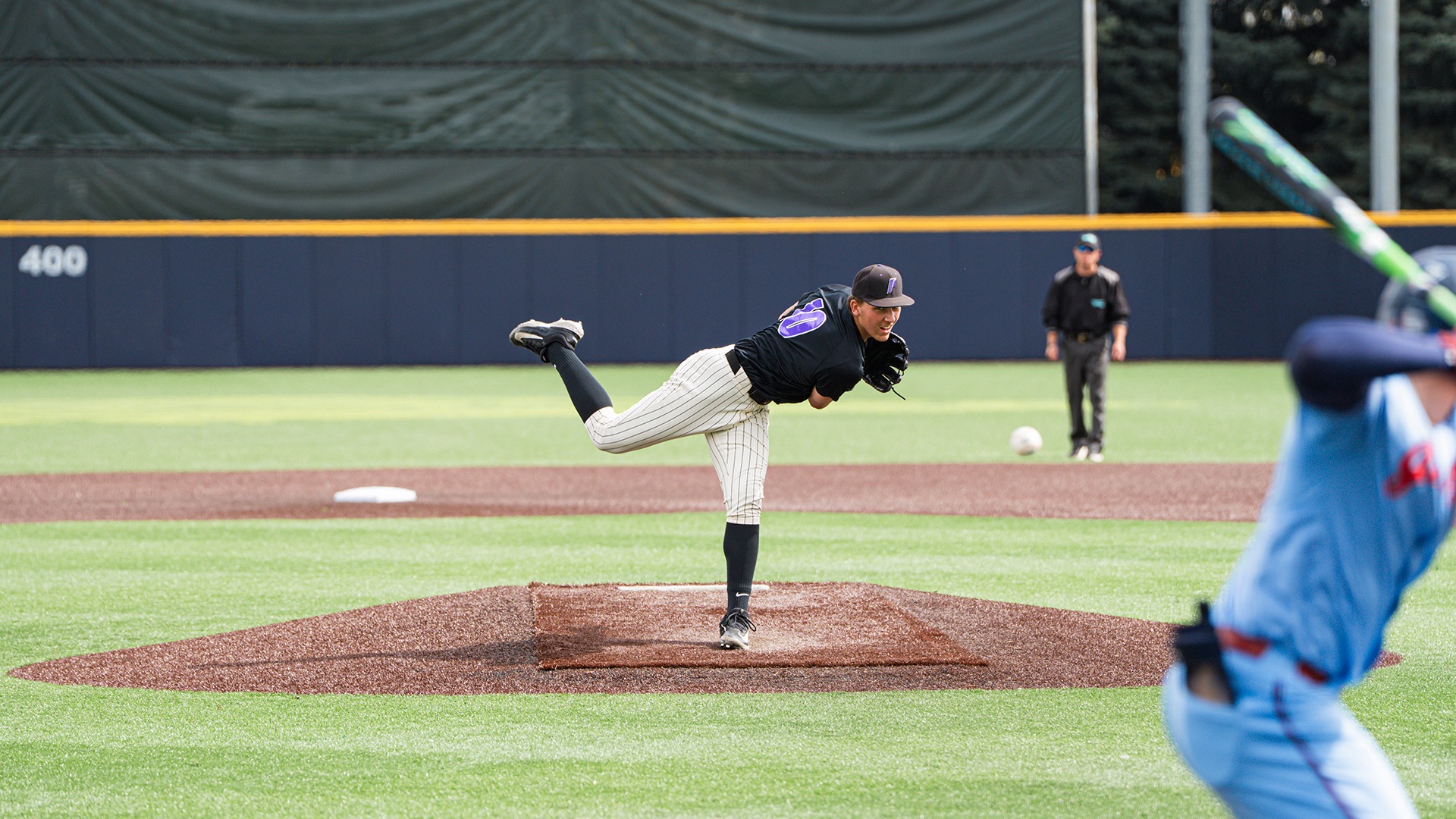 Grady Keljo on the mound for the Pilots.