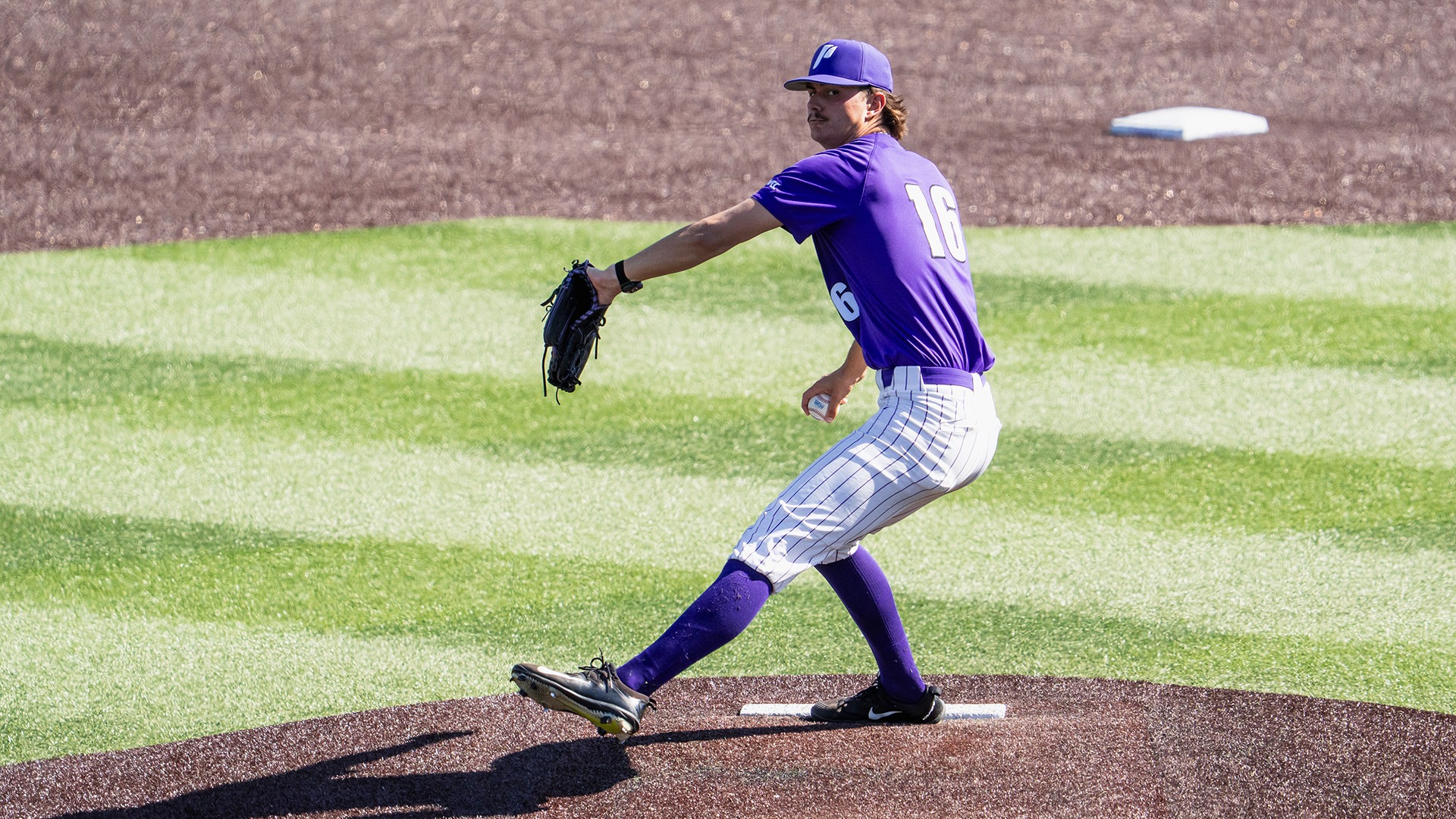 Trey Newmann on the mound for Portland.