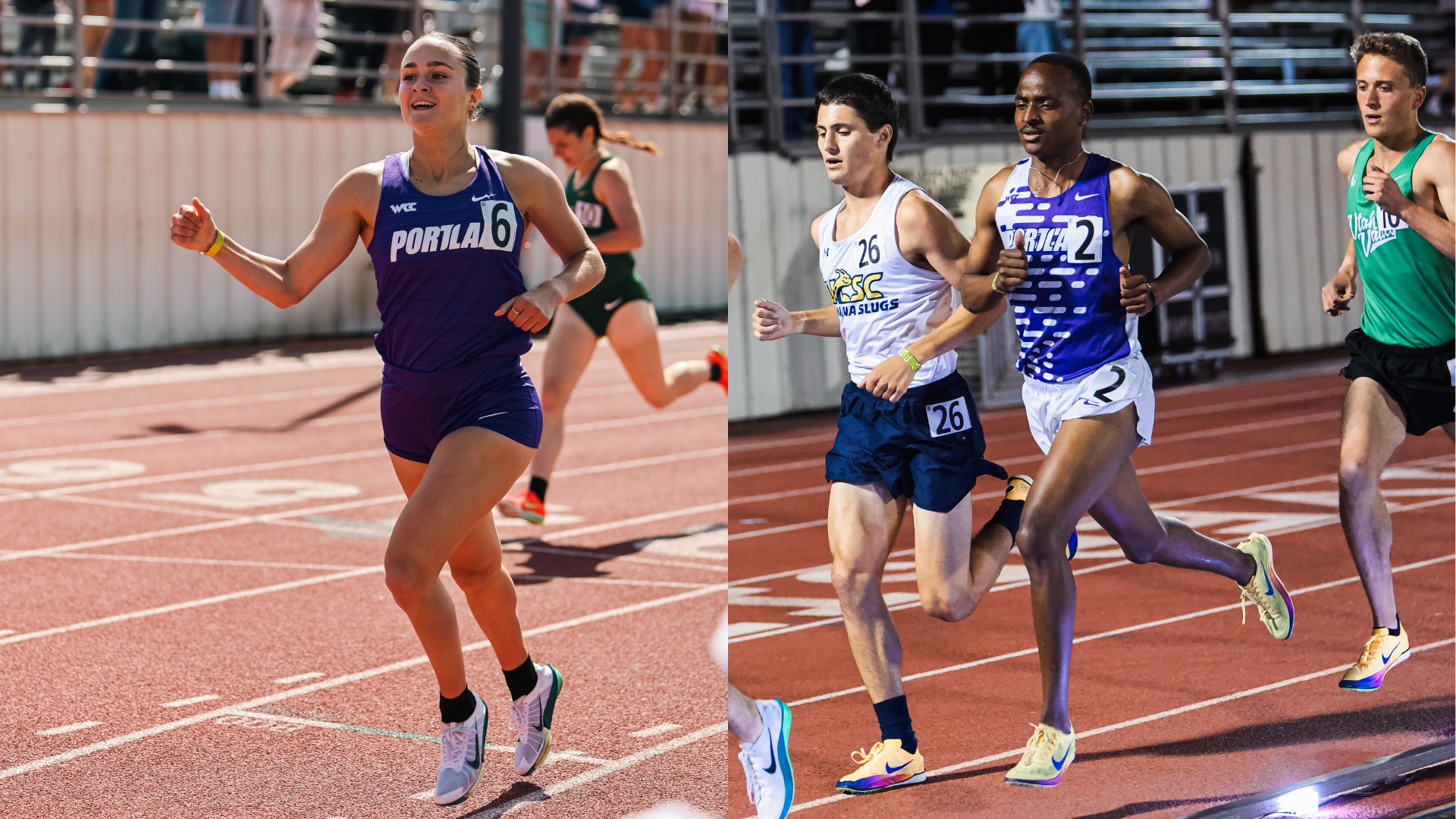 Rose Perotin and KG Monyebodi competing at Bryan Clay 2026