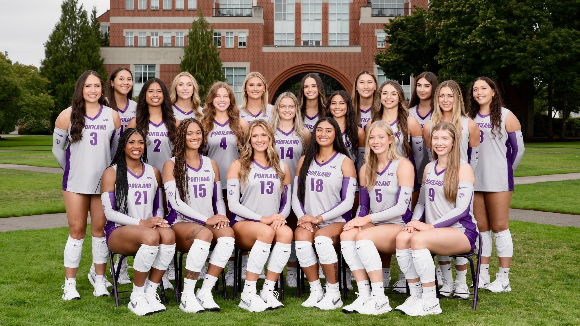 2026-27 Portland Volleyball Team Photo