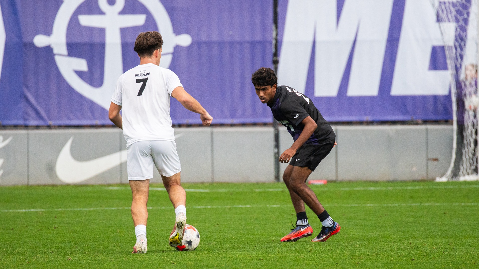 Ritvik Karra tracks down the offensive player for Oregon State.