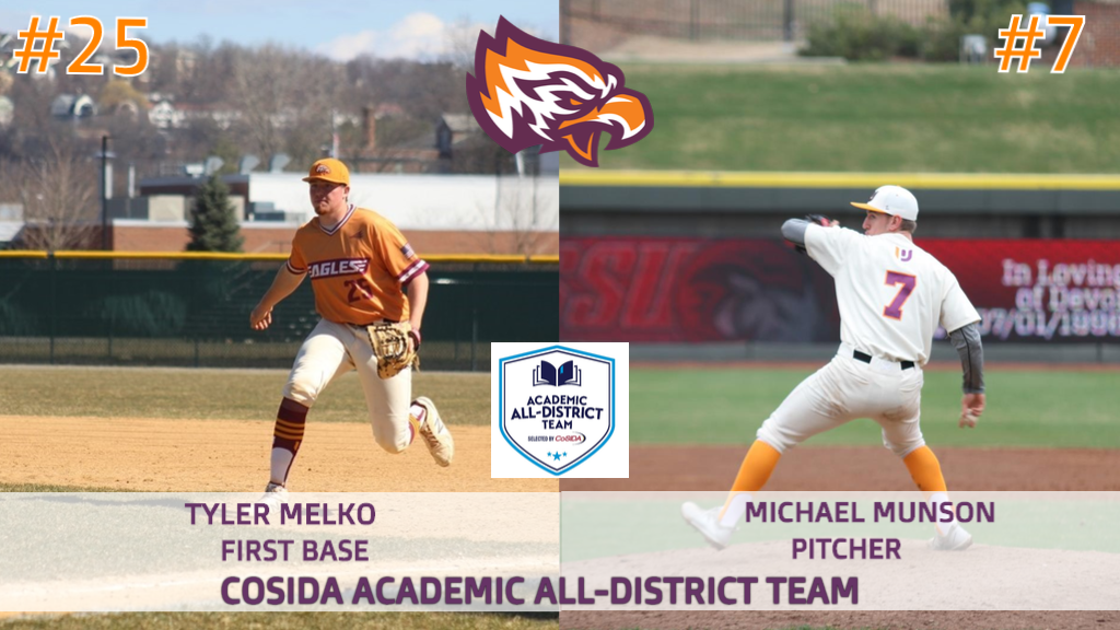 Munson, Melko Make CoSIDA Academic AllDistrict Team Post University