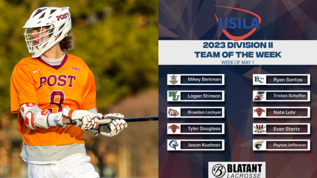 Lockyer Named To USILA Division II Team Of The Week Post University Athletics