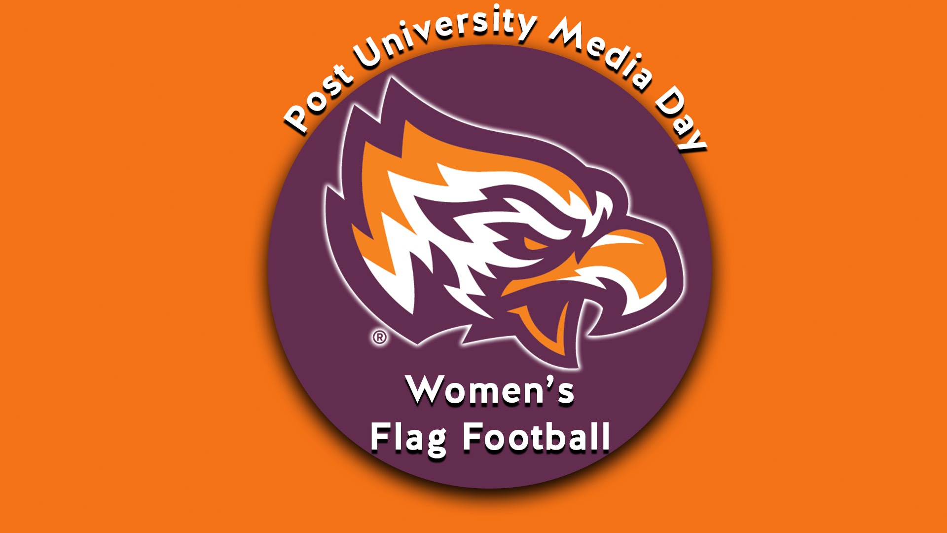 Post University Women's Flag Football Media Day 2026