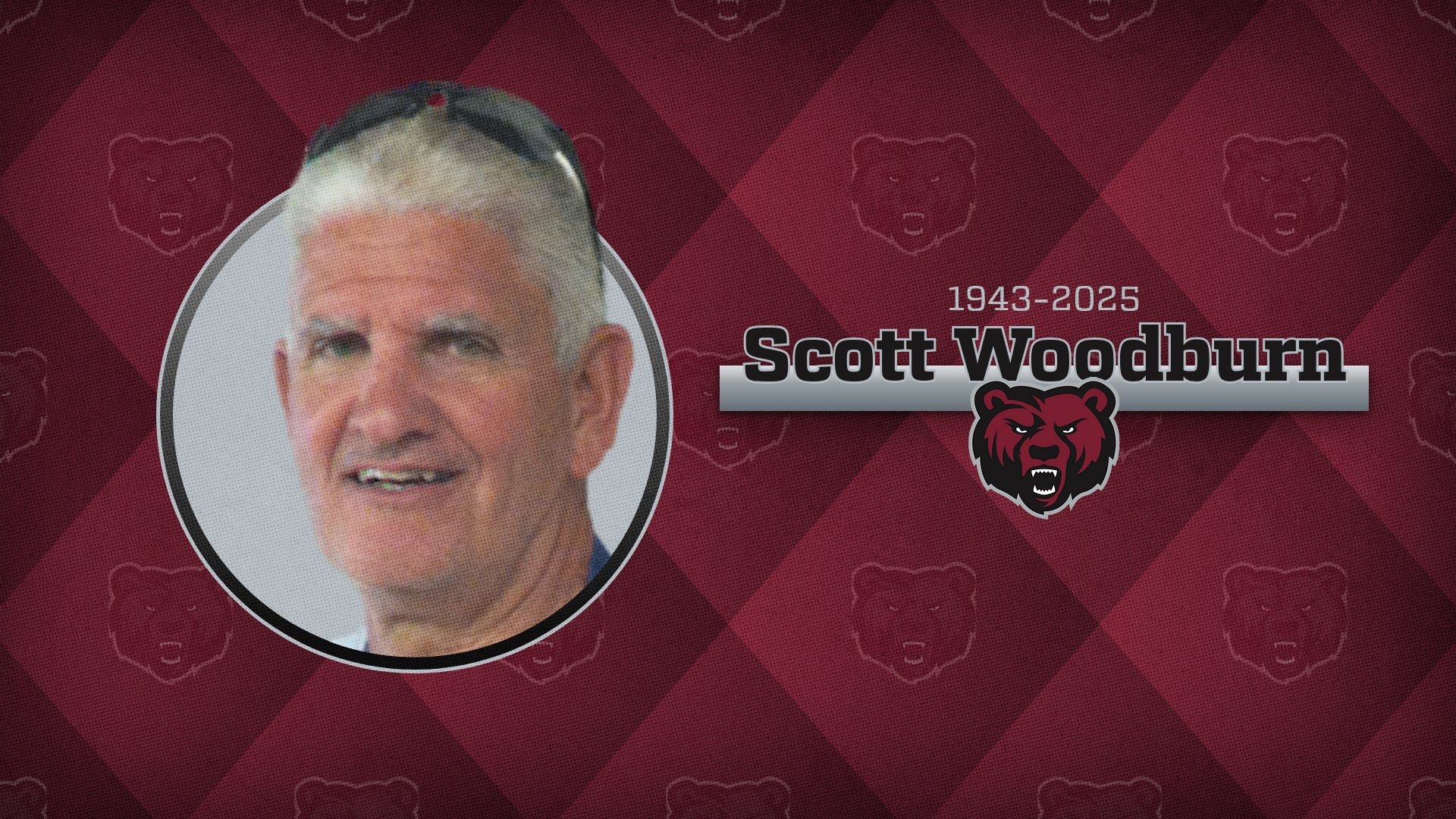 Bears first swimming coach Scott Woodburn passes.
