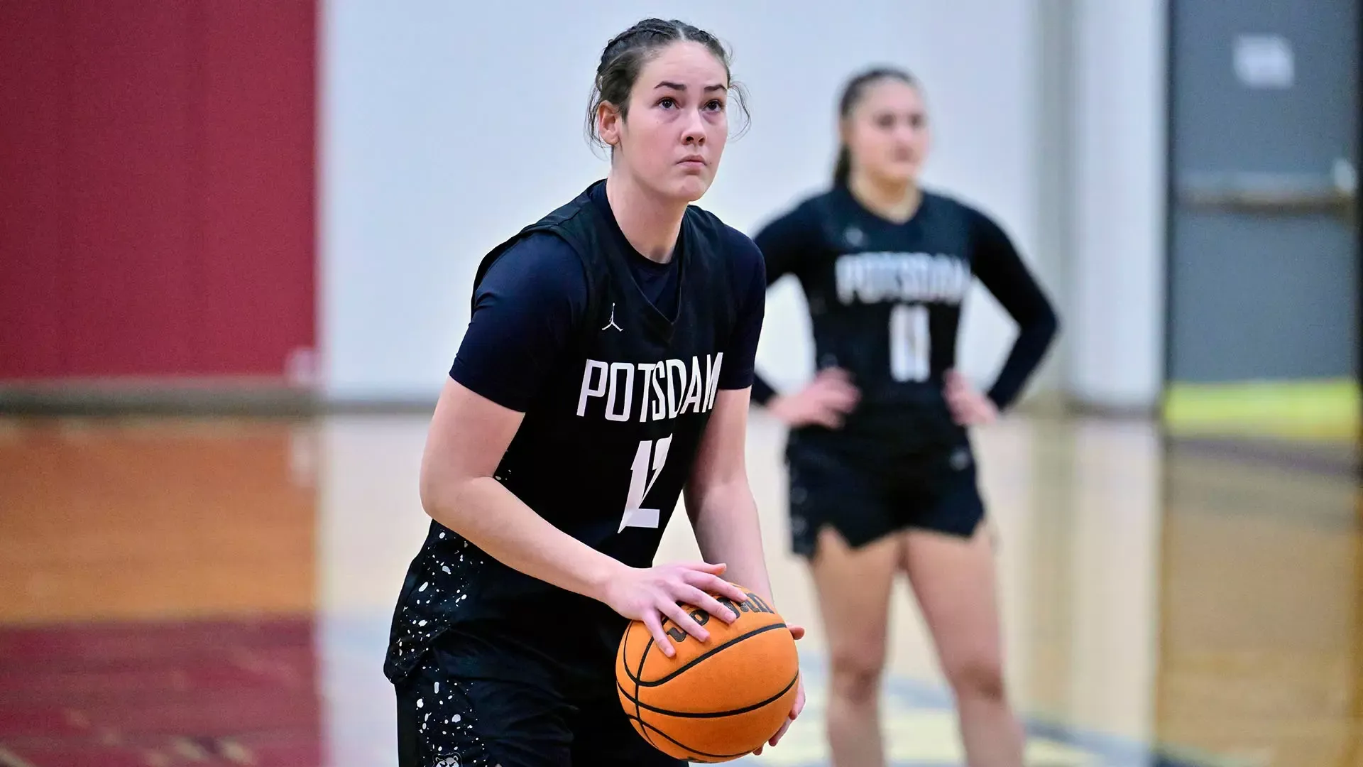 DaeLynn Alcock shoots a free throw against Fredonia on 12/6/25.