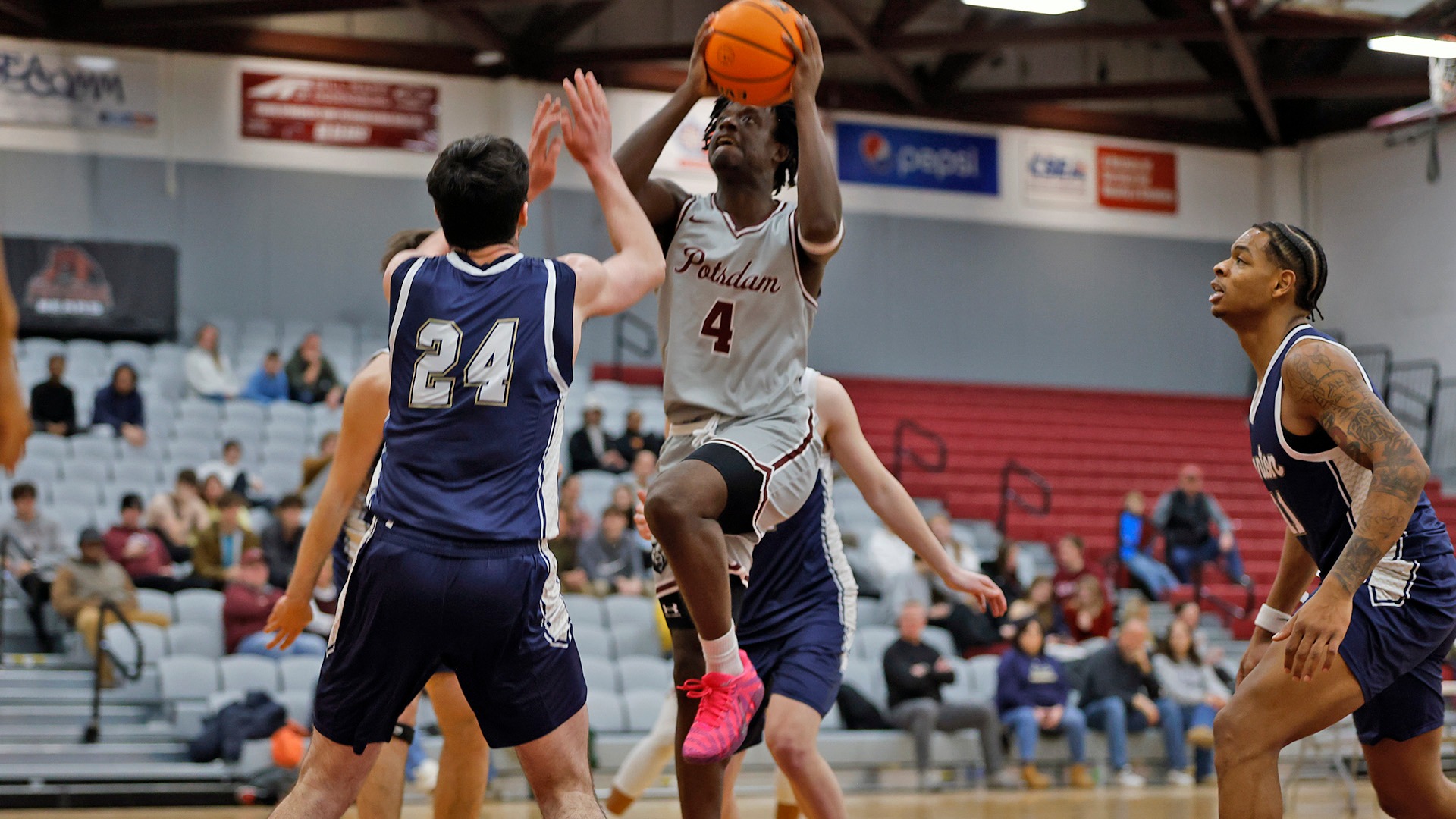 Timothy Hardy goes in for a layup against Canton on 1/30/26.