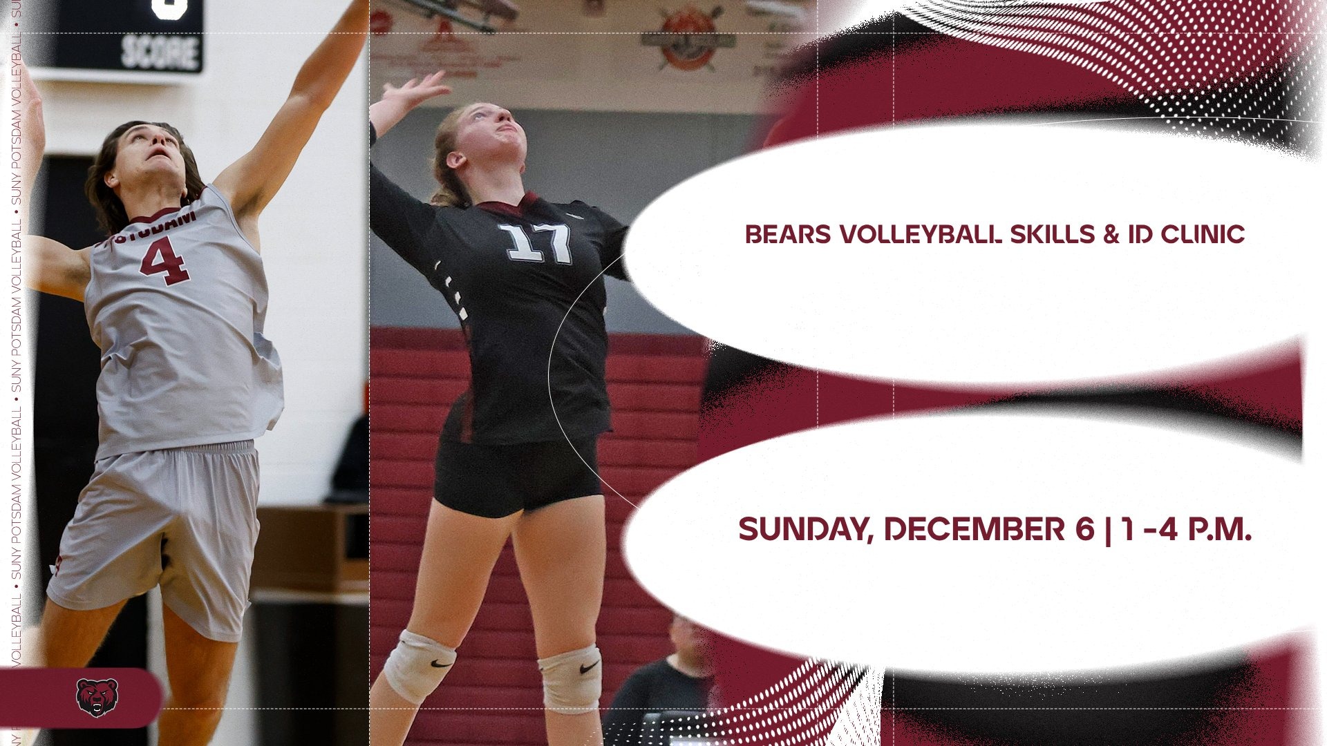 2026 Volleyball Clinic graphic 