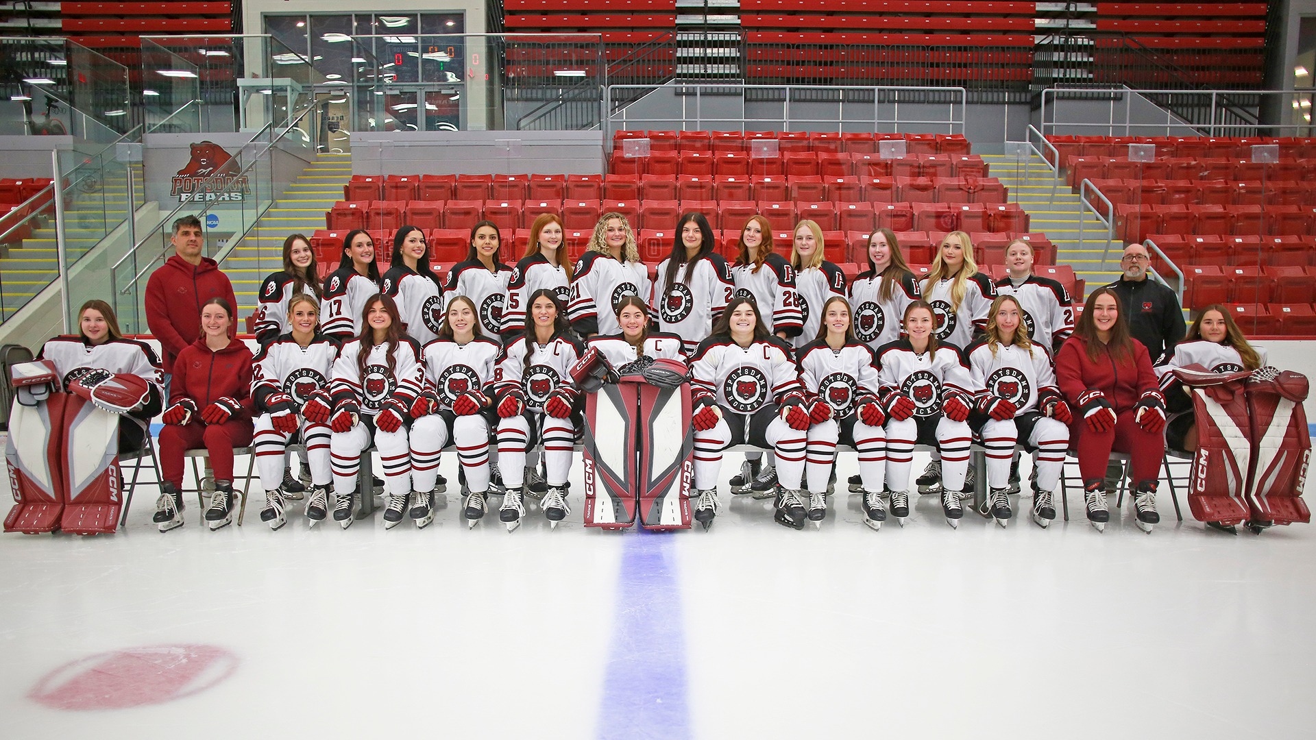 2026-27 Women's Ice Hockey team picture story template.