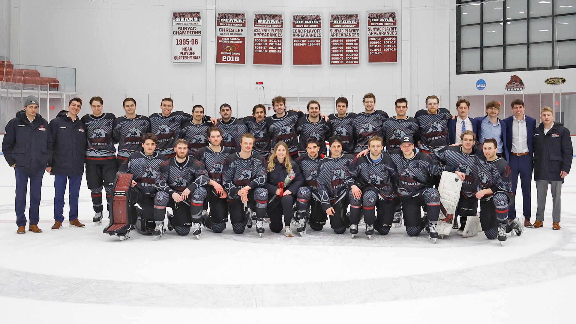 Men's Hockey honored their Class of 2026 on Senior Day 2/21/26.