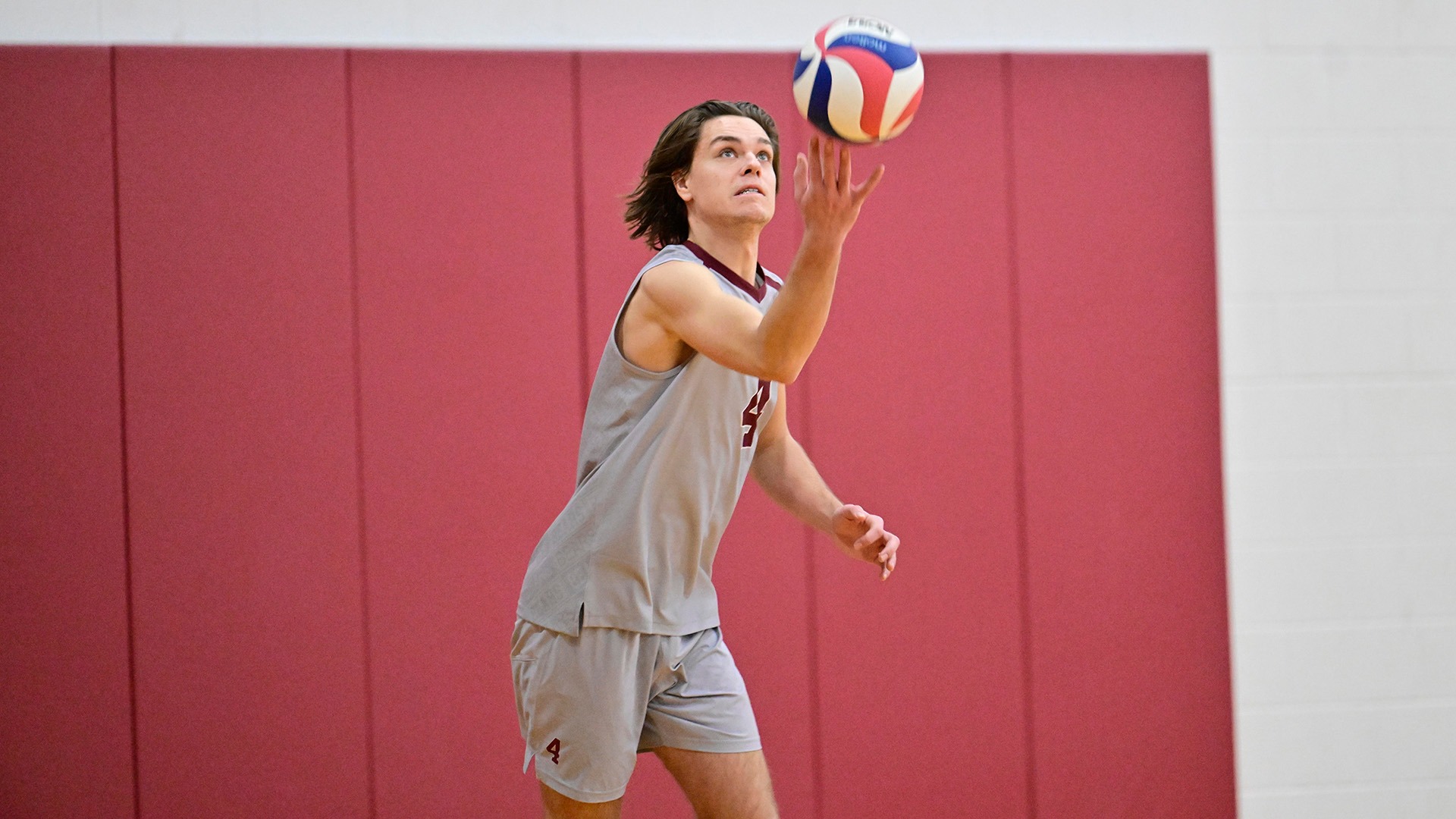 Duncan Tenhagen serves against Bard on 2/7/26.
