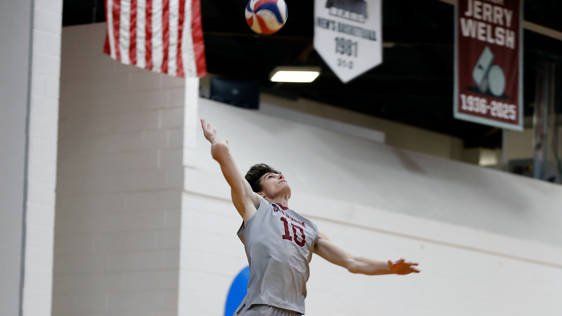 Matt Kilinski serves against Bard on 2/7/26.
