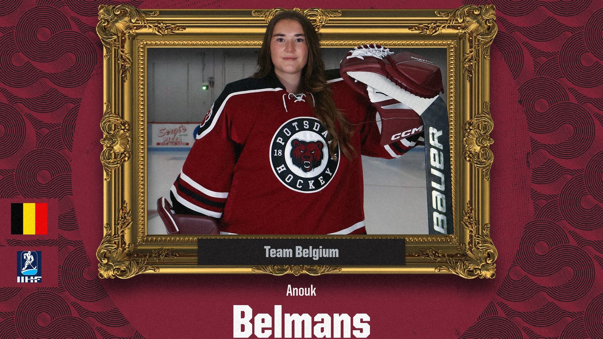 Anouk Belmans has been selected to play for Team Belgium at the IIHF Women's World Championships in Hong Kong from March 30-April 5.
