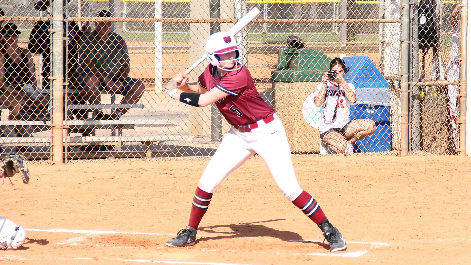 Payton St. Clair bats against LaRoche on 3/9/26 in Florida.