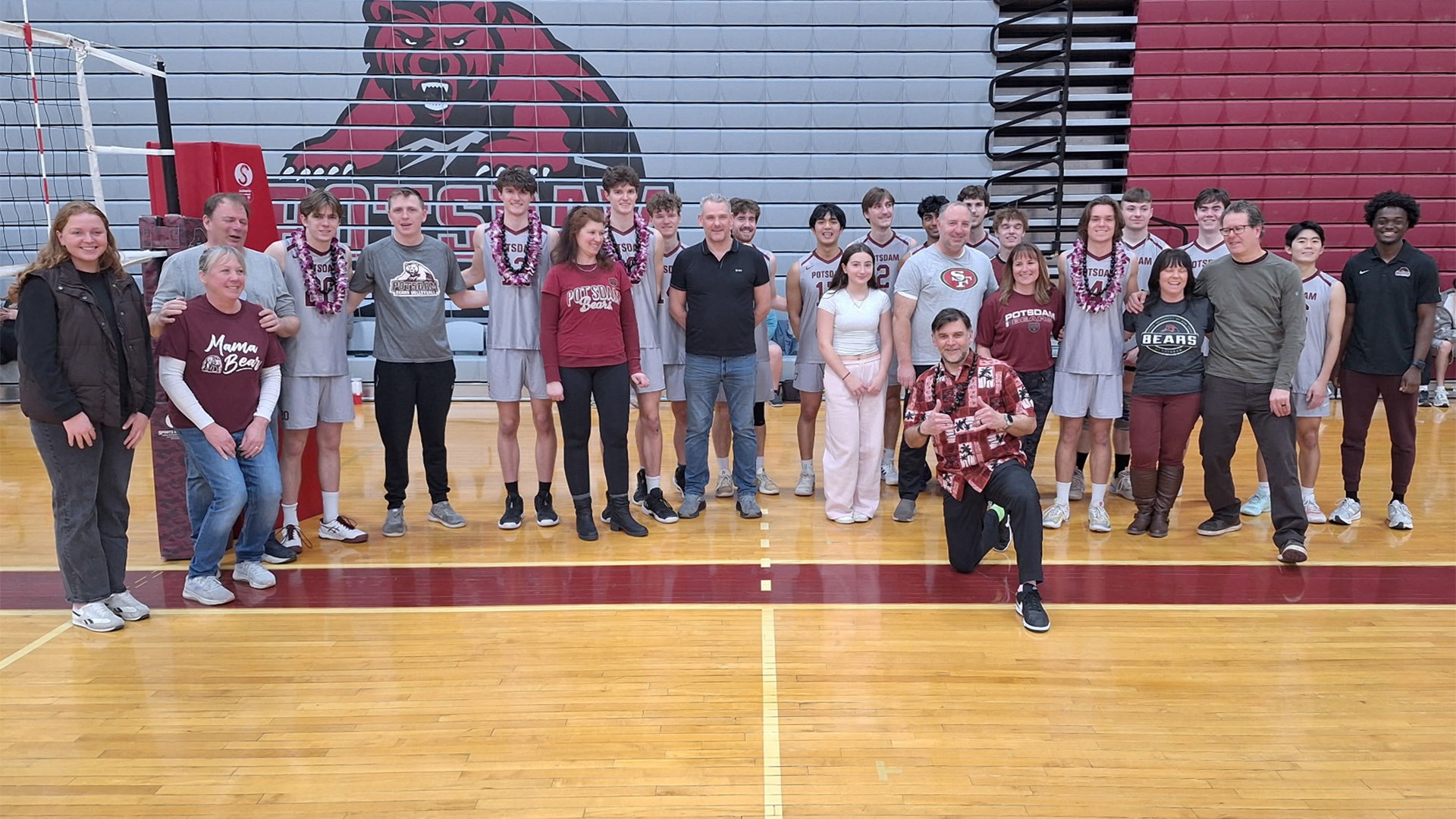 The Bears men's volleyball team celebrated Senior Day before its match with Nichols on 3/7/26.