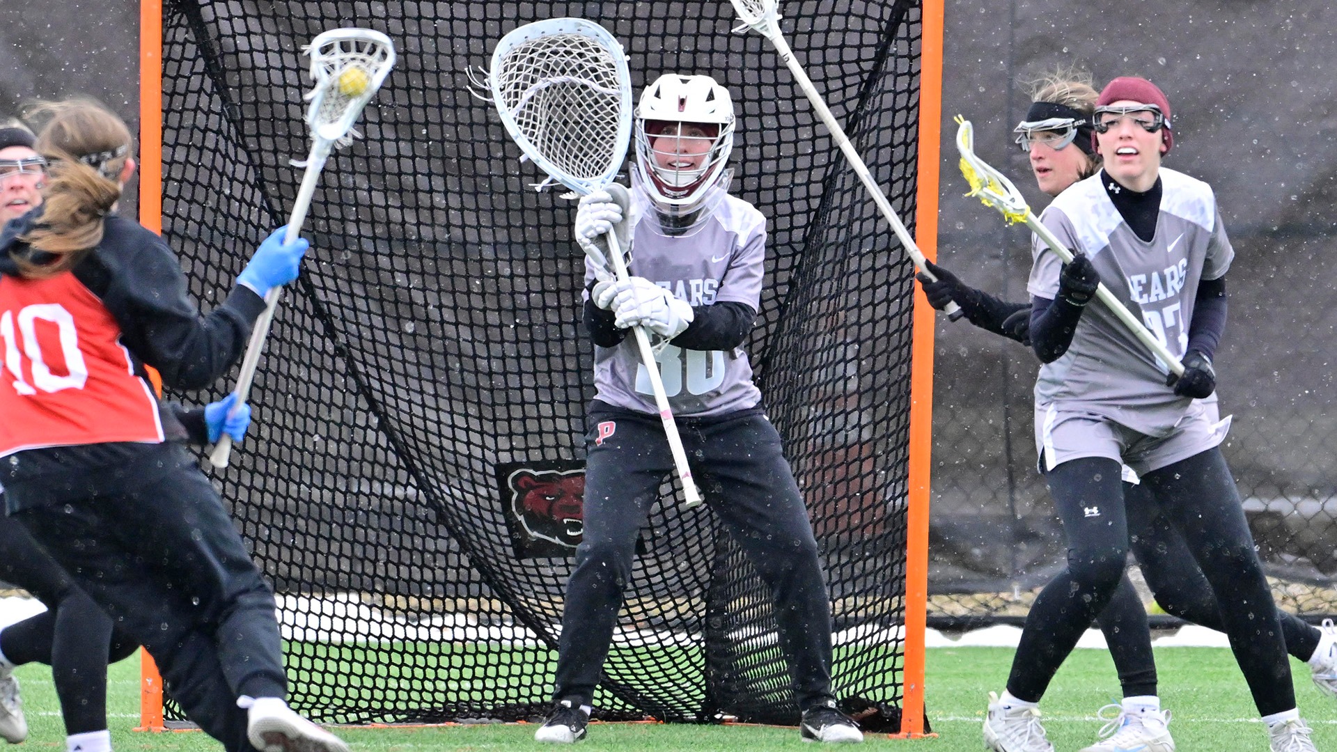 Olivia Minarich prepares for a shot against Oneonta on 3/28/26.