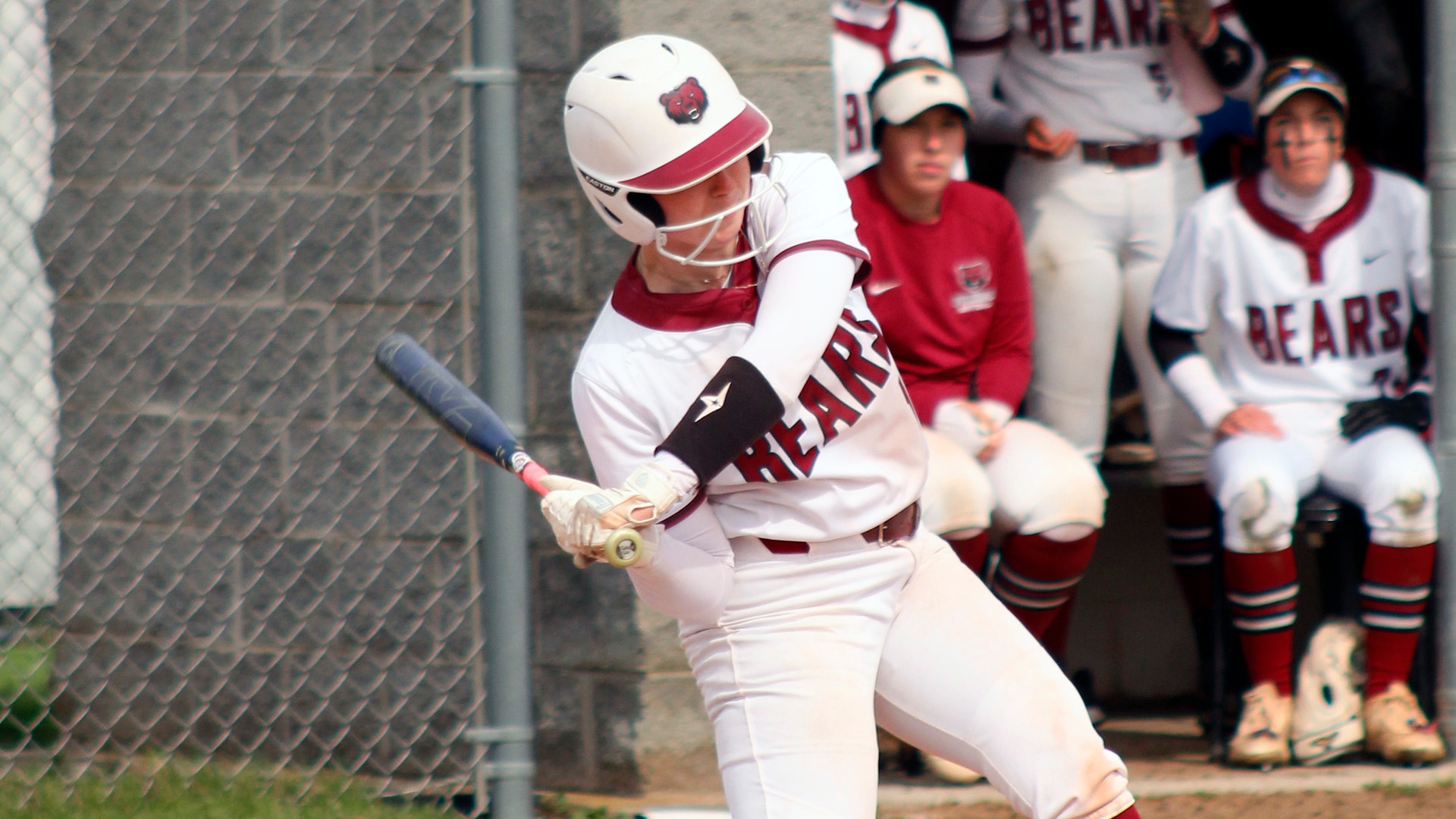 Maddalyn Wasserman bats against SLU on 4/21/26.