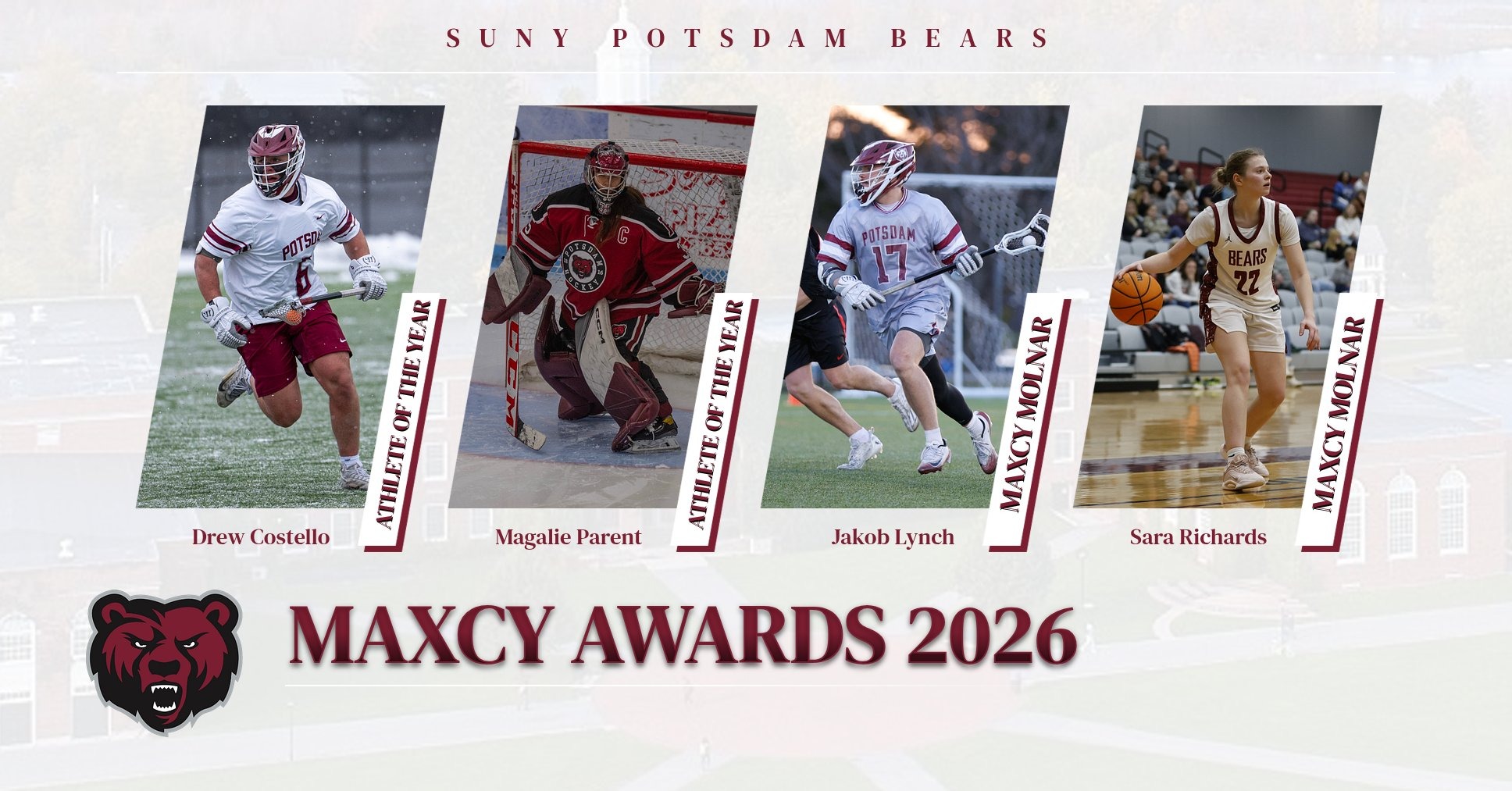 The top awards winners from the 2026 Maxcy Awards.