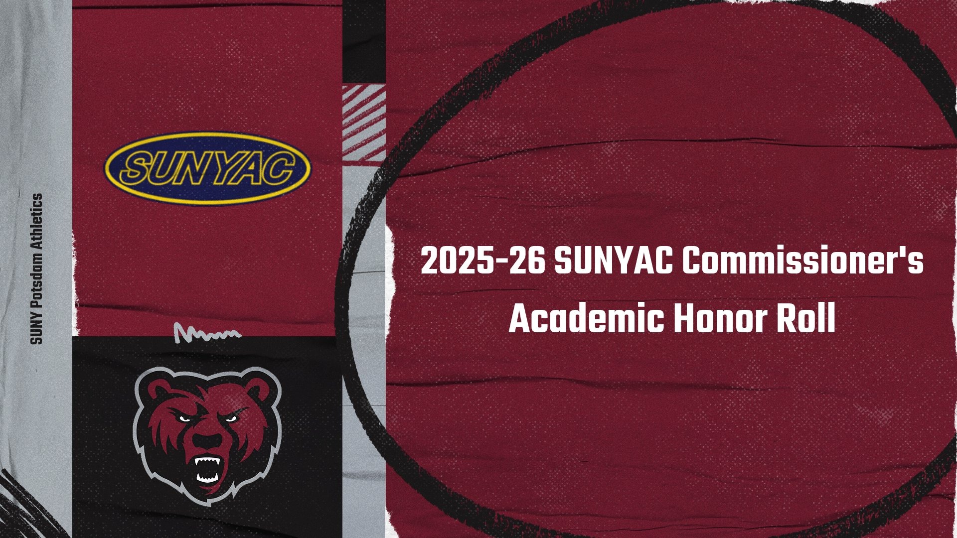 2025-26 SUNYAC Commissioner's Academic Honor Roll Graphic