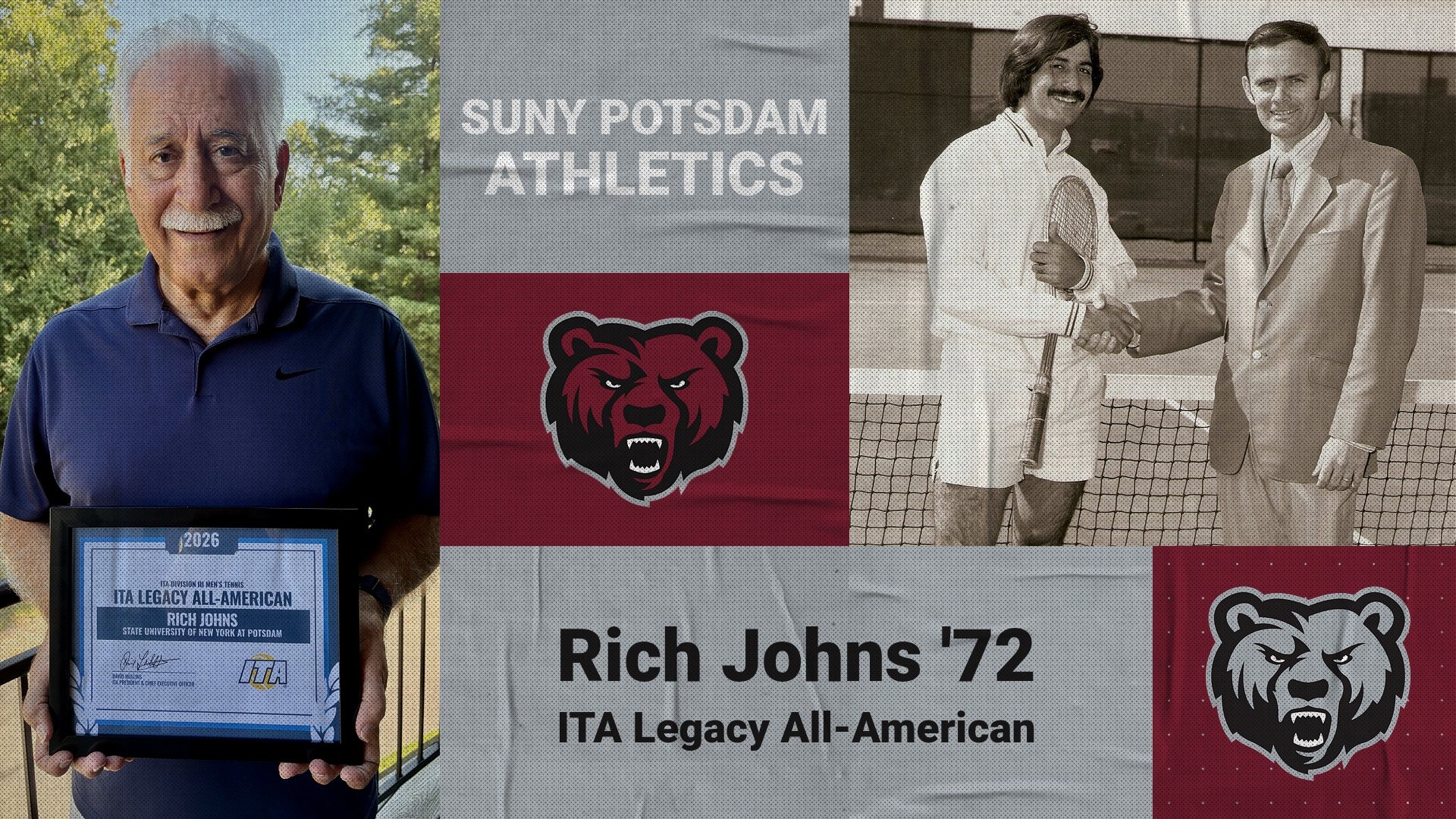 Rich Johns has been named an ITA Legacy All-American