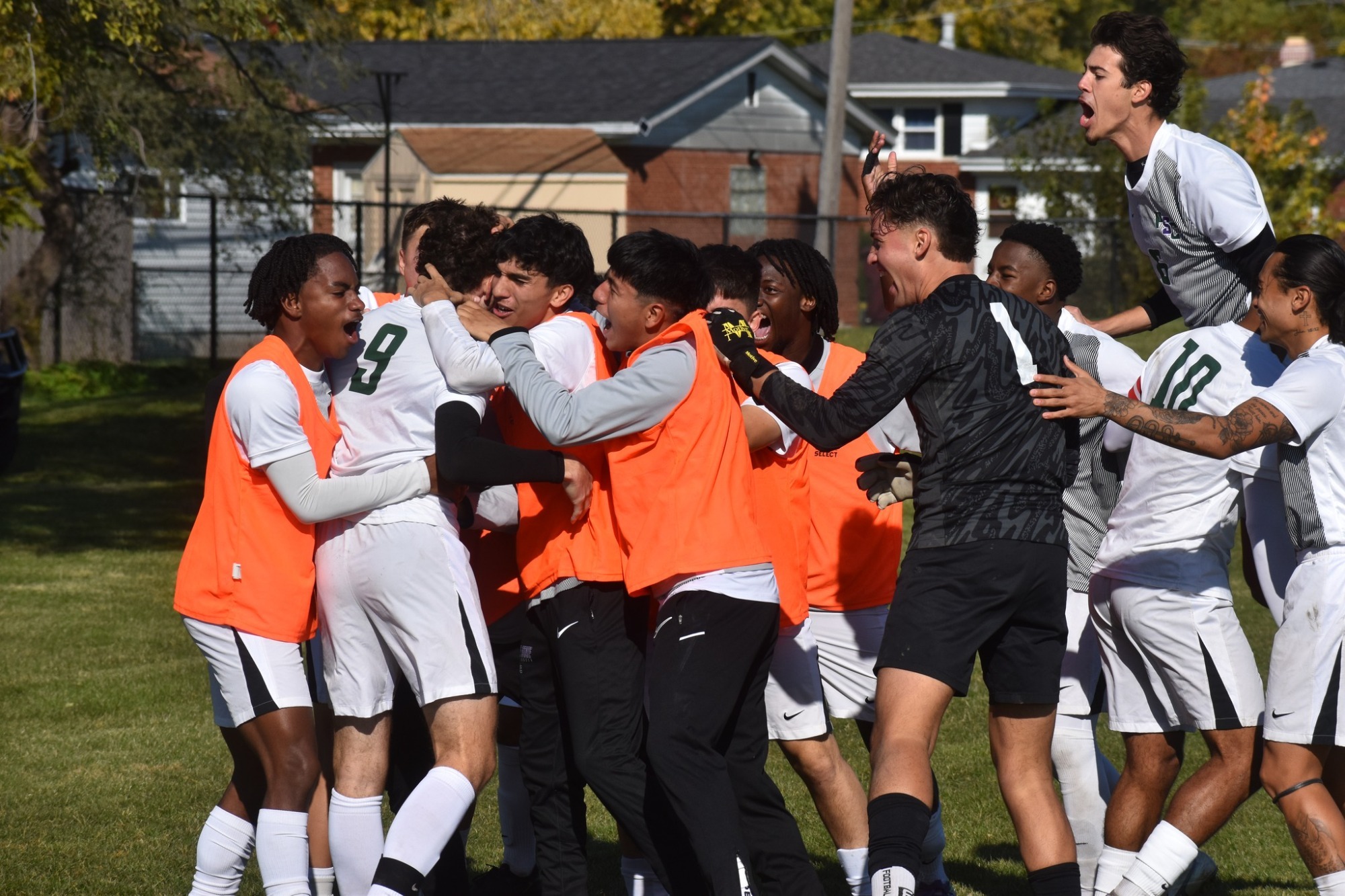 PSC Soccer CELEBRATION OVER MORTON