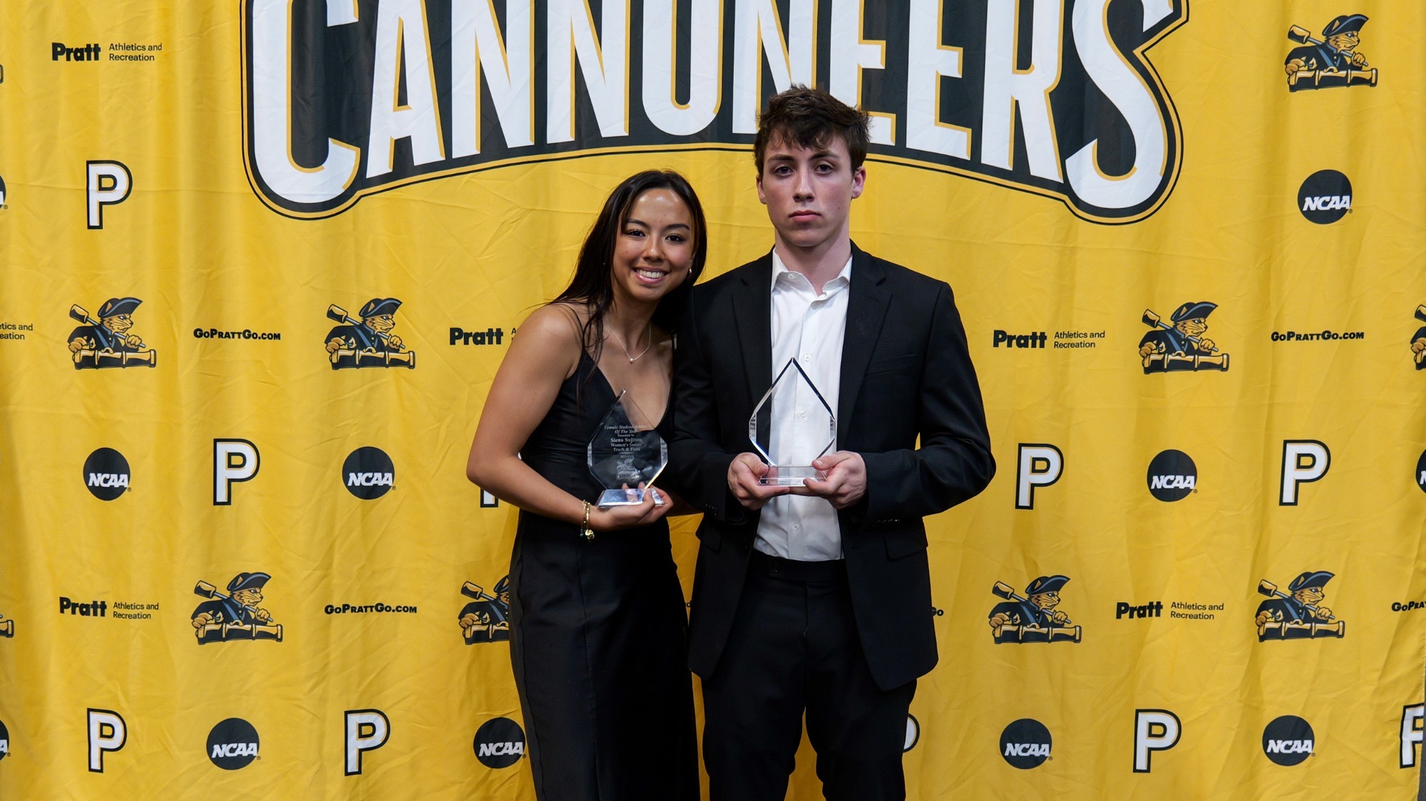 Siena Sujitno (l) and Patrick O'Gorman (r) the 2024 Student-Athletes of the Year