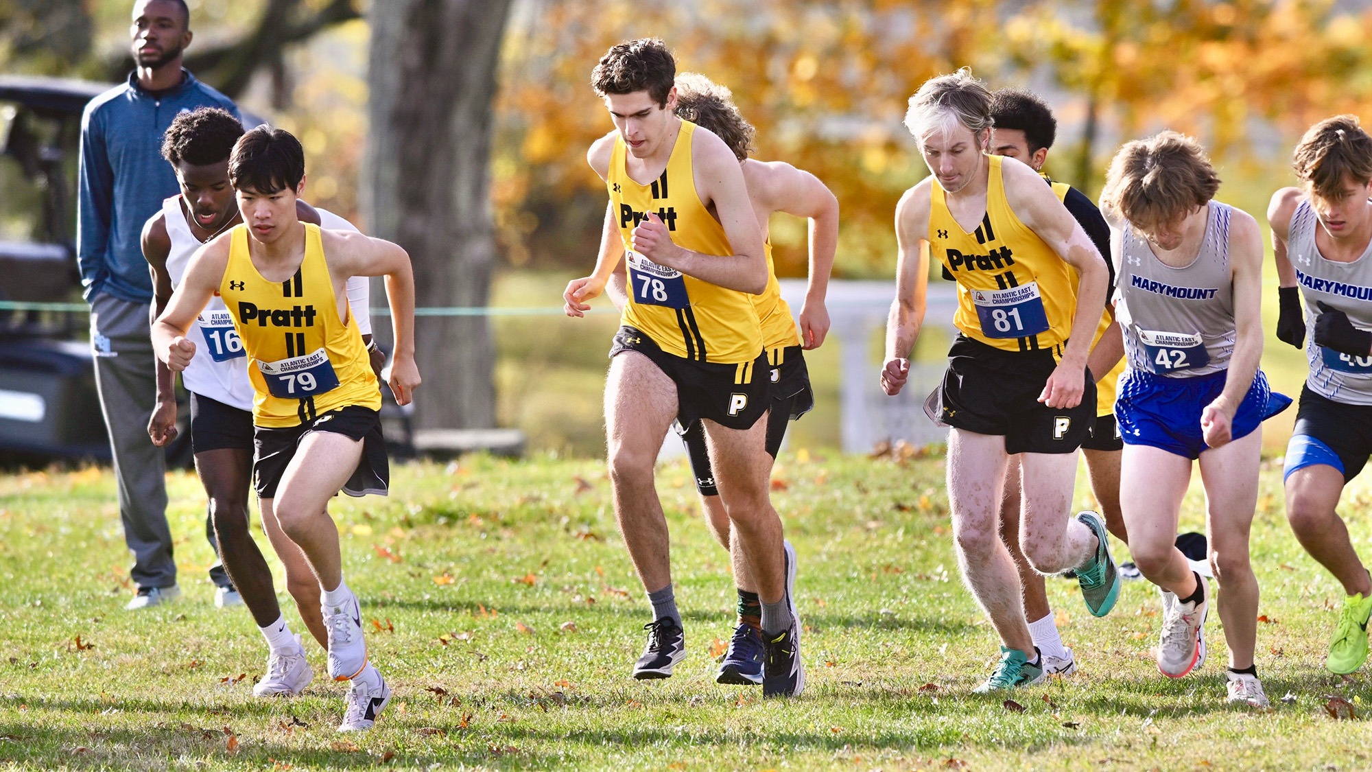 Pratt Men's Country gets off the starting line at the 2025 Atlantic East Championship
